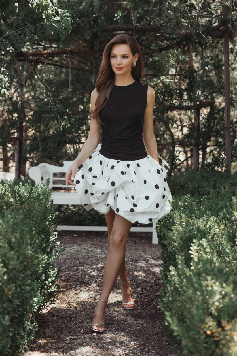 bubble skirt mini dress Bubble Skirt Mini Dress