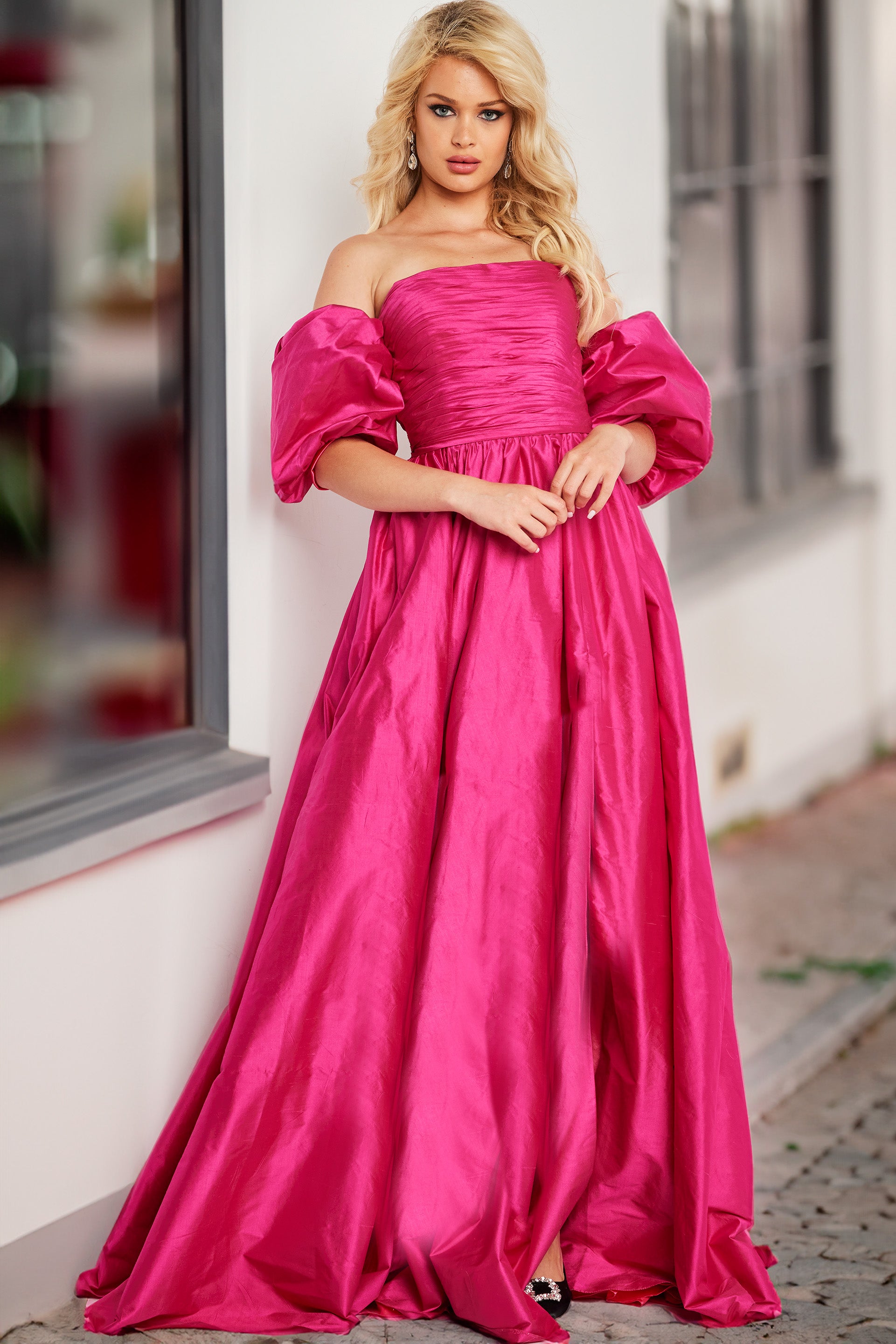 chinese dress ladies Jovani 24099 Strapless A Line Gown – B Chic Fashions