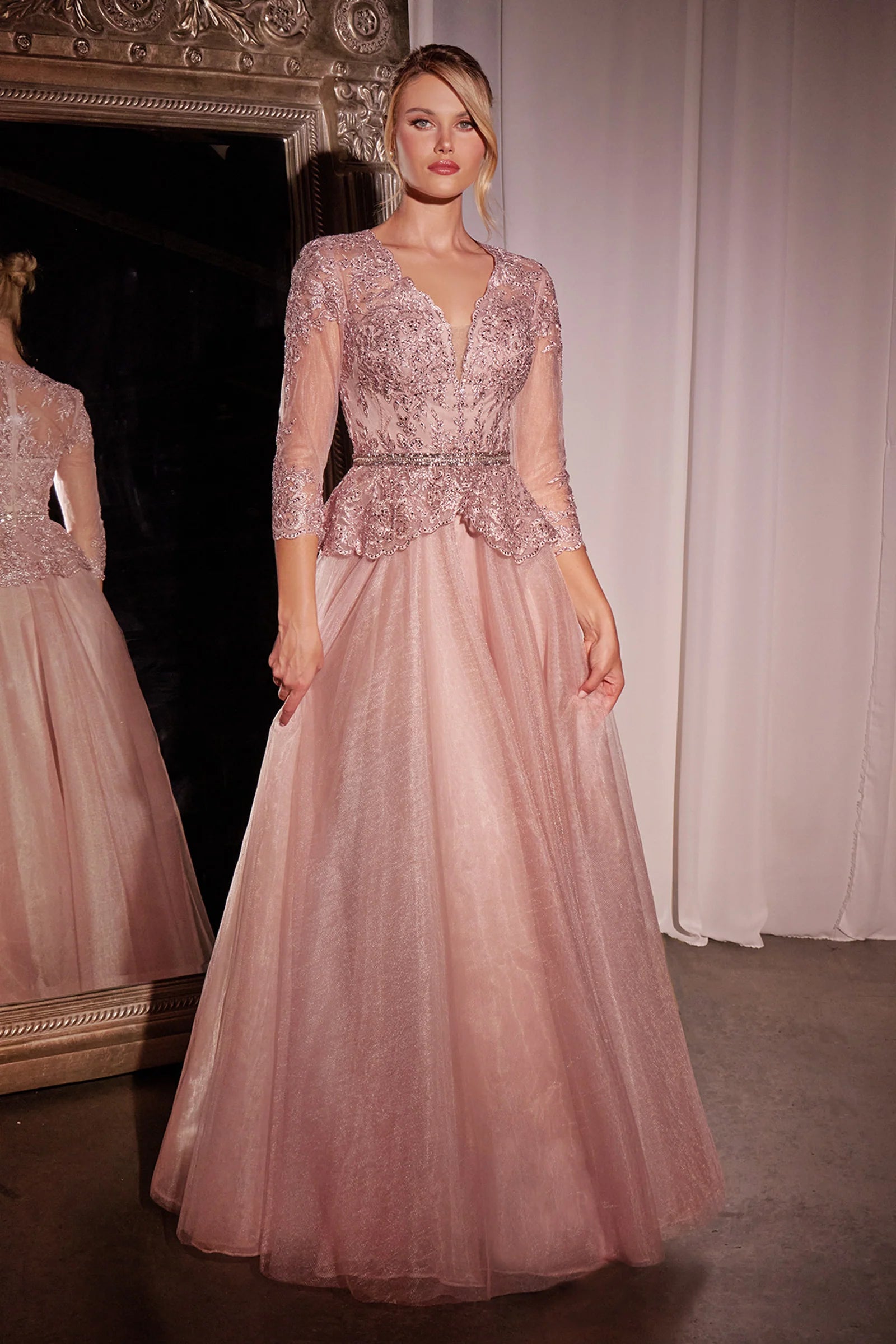 cinderella divine pink dress CM356