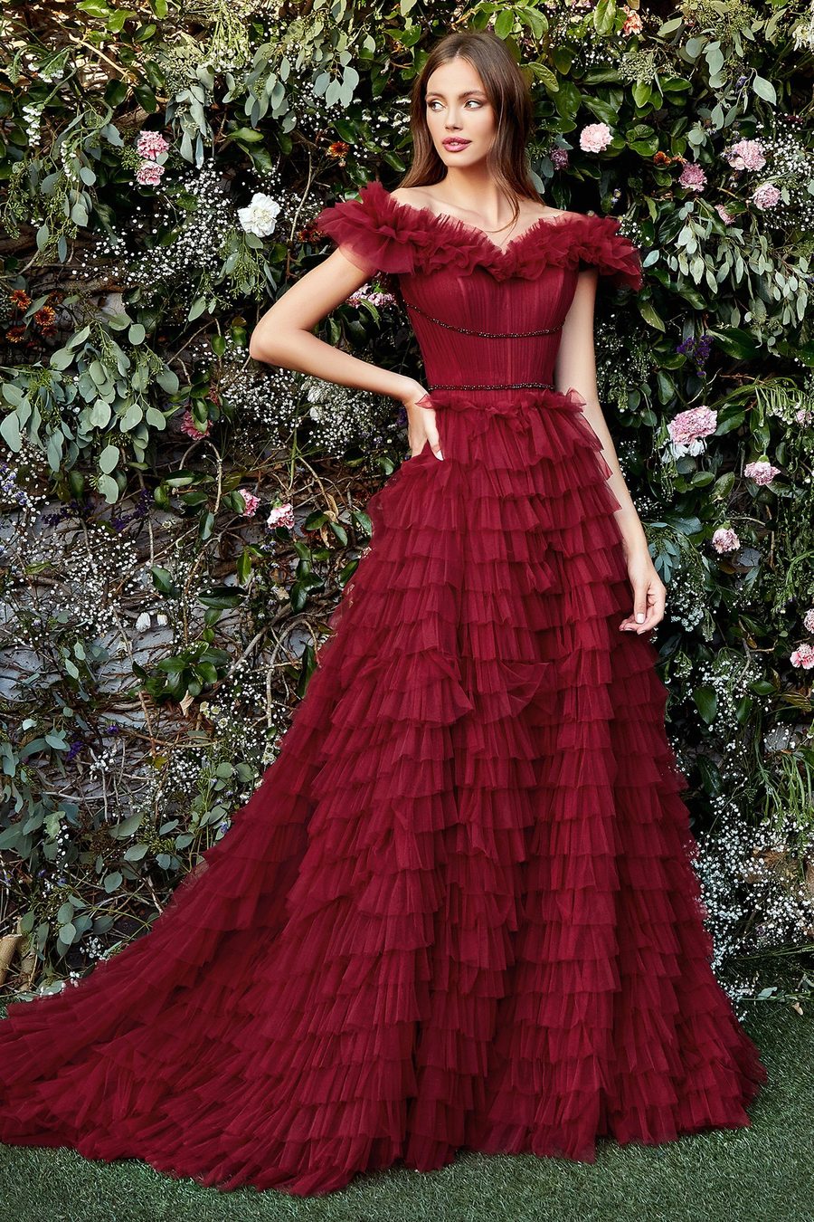 Andrea and Leo A1032, BURGUNDY / 18 Andrea and Leo A1032, BURGUNDY / 18