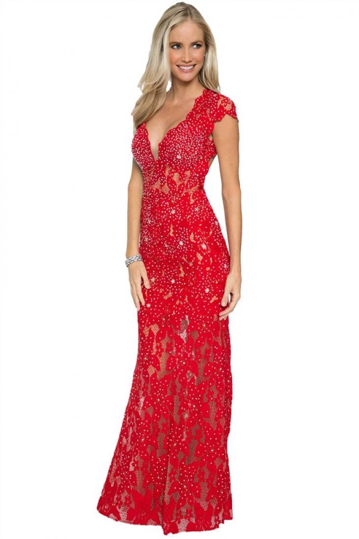 short red lace bridesmaid dresses Wine Red Short Lace Cute Homecoming Dress, V-neckline Lace-up Teen Par –  Cutedressy