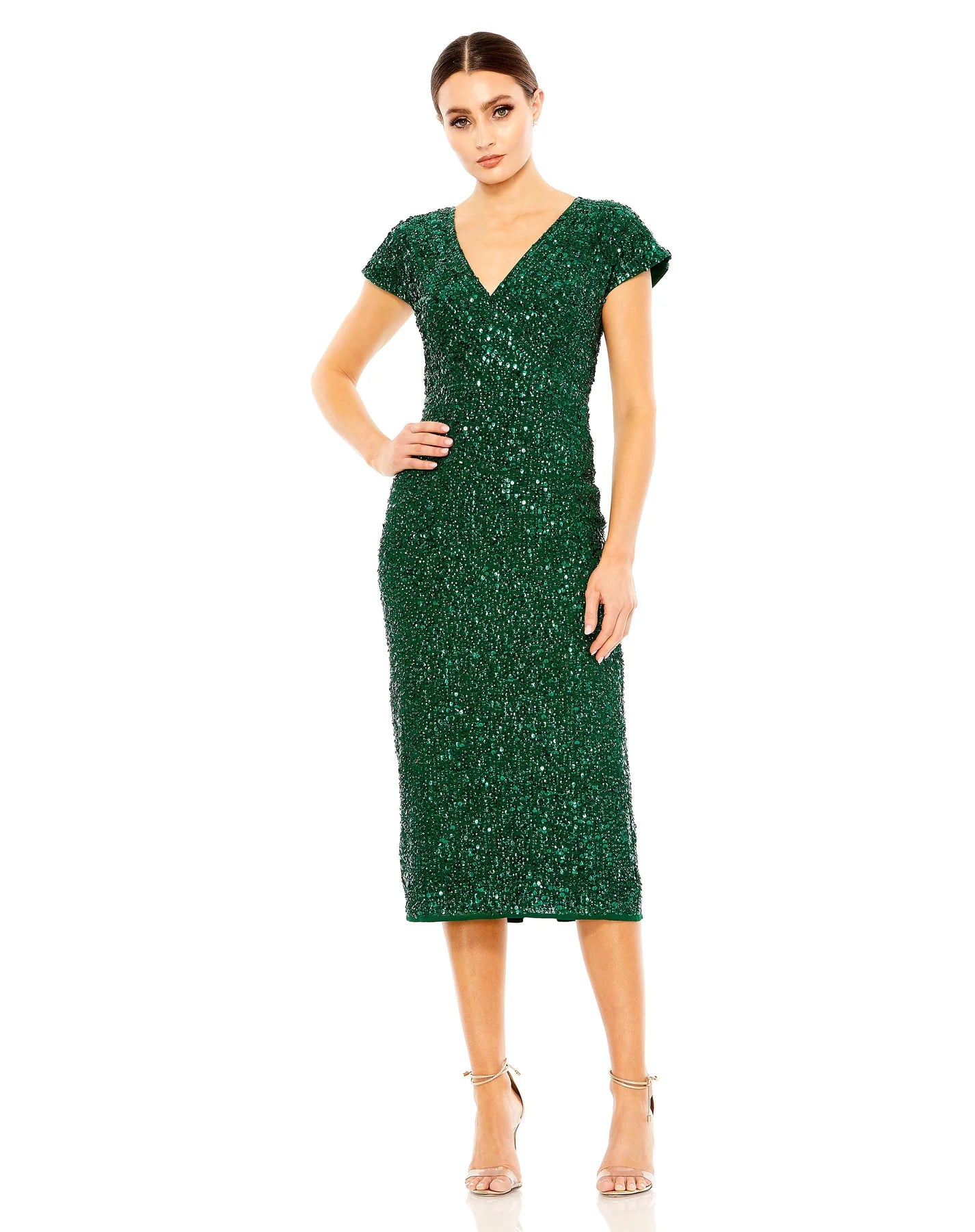 Mac Duggal 10766 B Chic Fashions Short Dress Evening Gowns