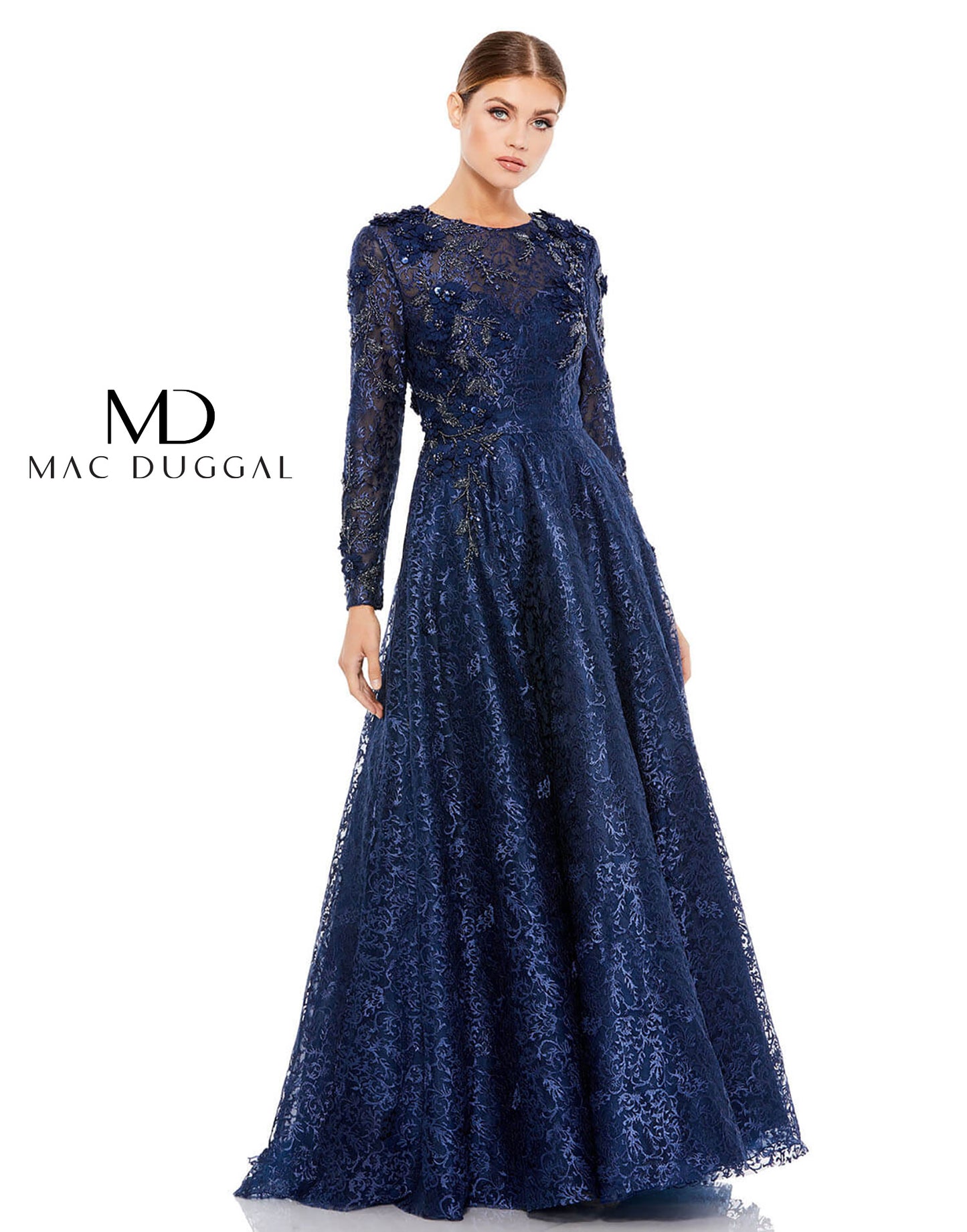 Mac Duggal 11121 B Chic Fashions Long Dress Evening Gowns