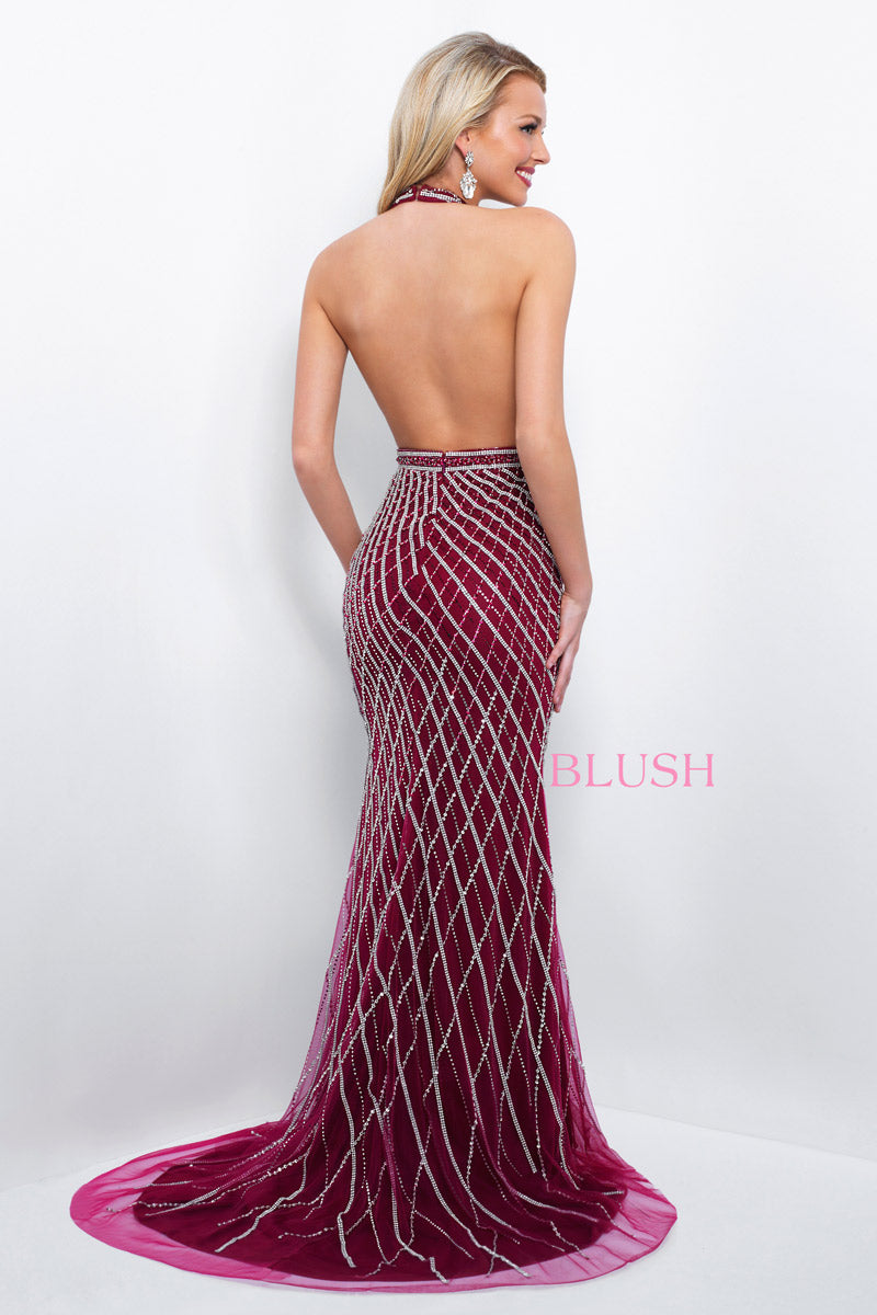 Blush Prom 11389 (Only Size 6 Sangria FINAL SALE)