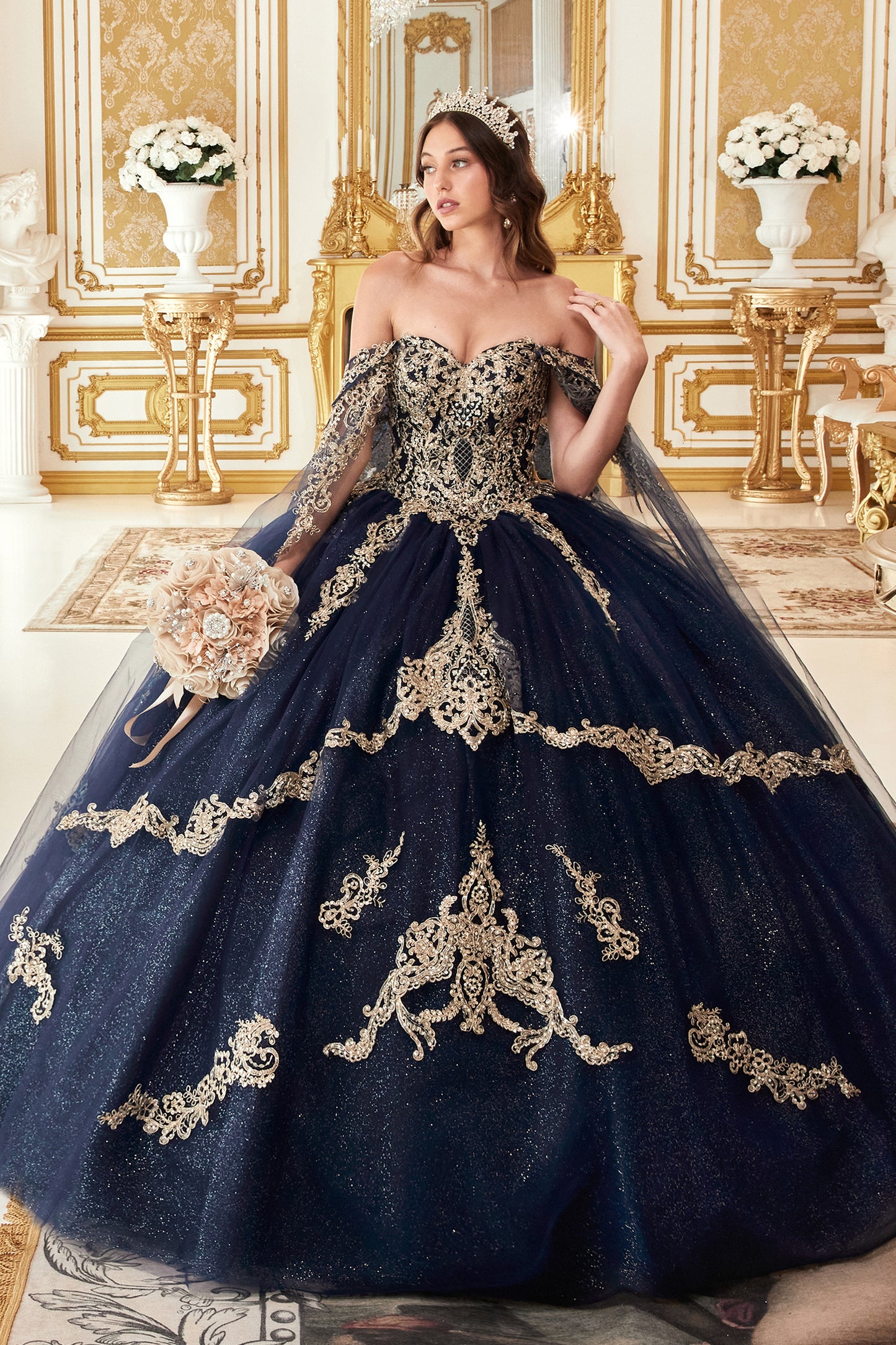 Cinderella Divine 15711 B Chic Fashions Long Dress Evening Gowns