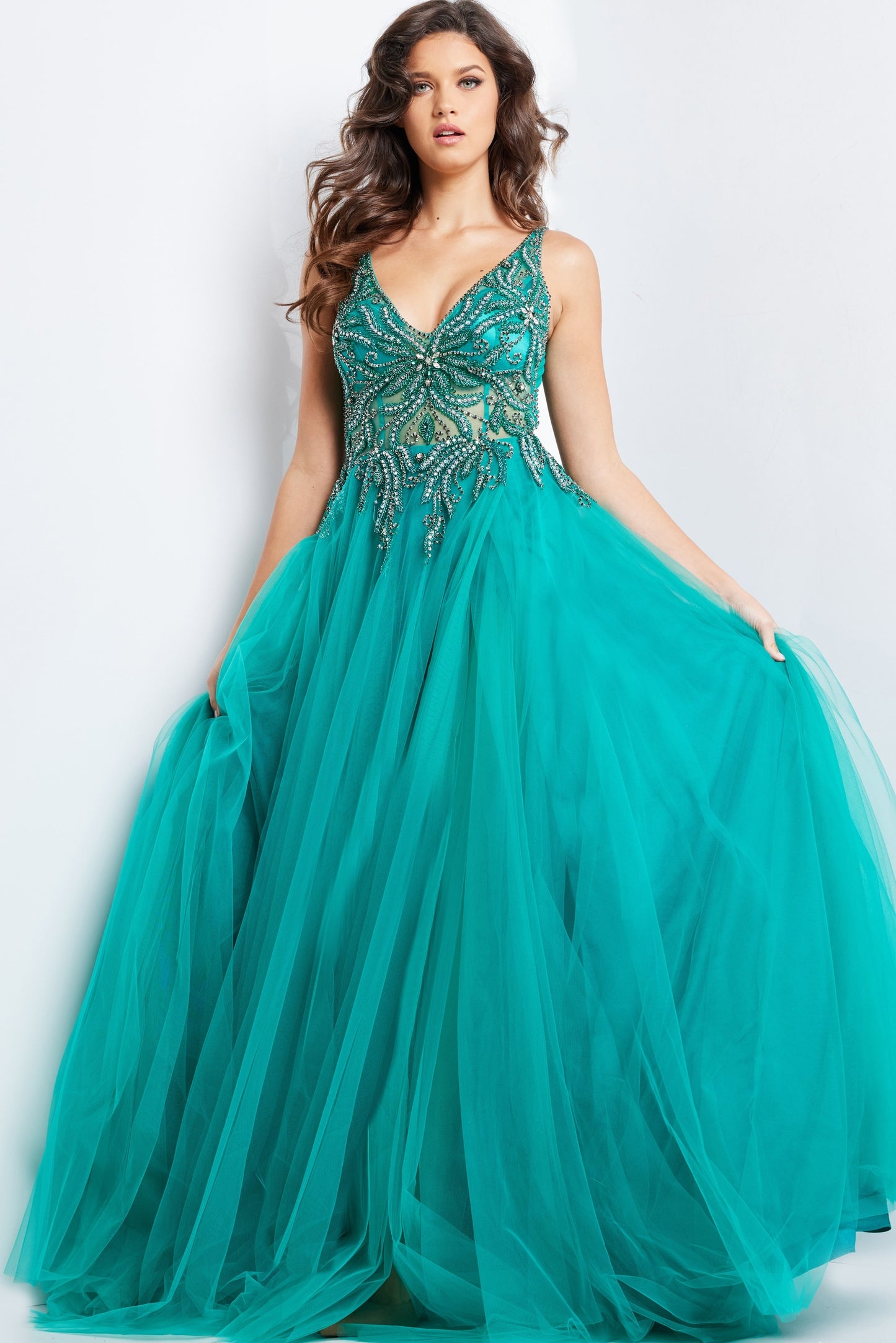 Jovani 23962 Embellished Bodice A line Gown