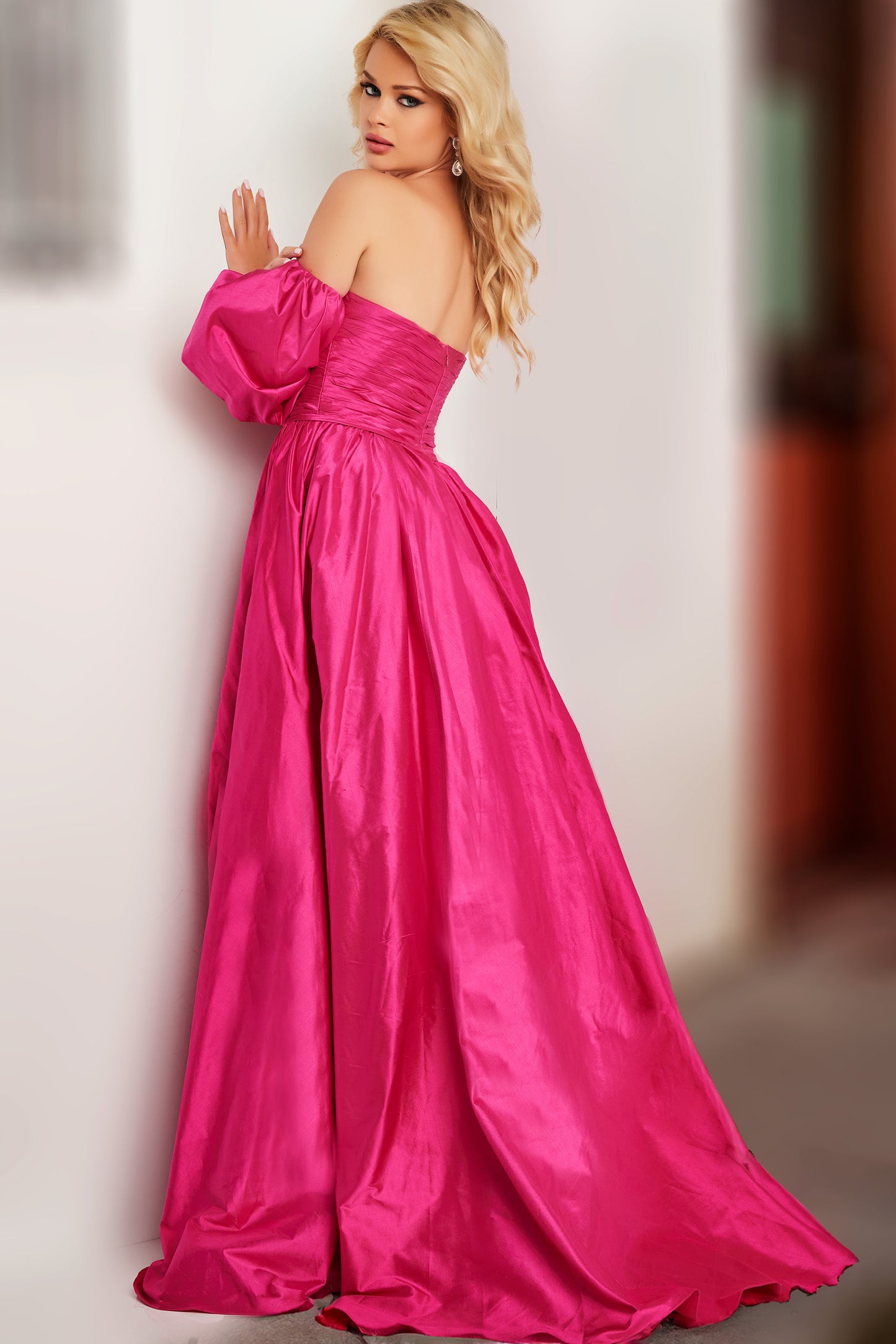 Jovani 24099 Strapless A Line Gown