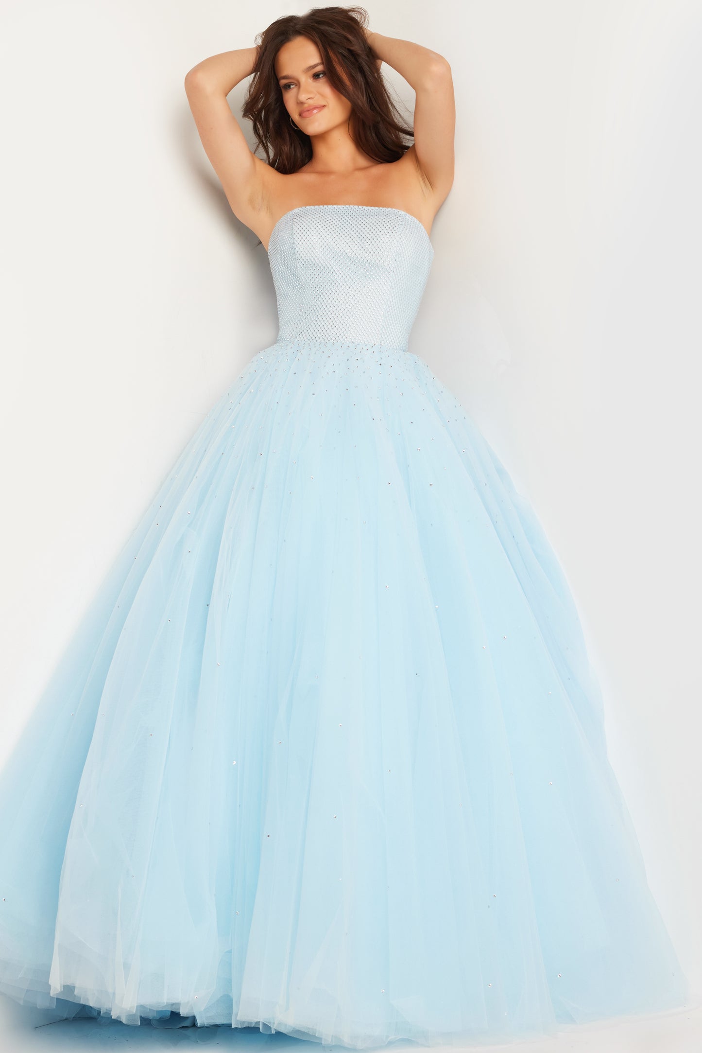 Jovani 25991 Strapless Embellished Ballgown
