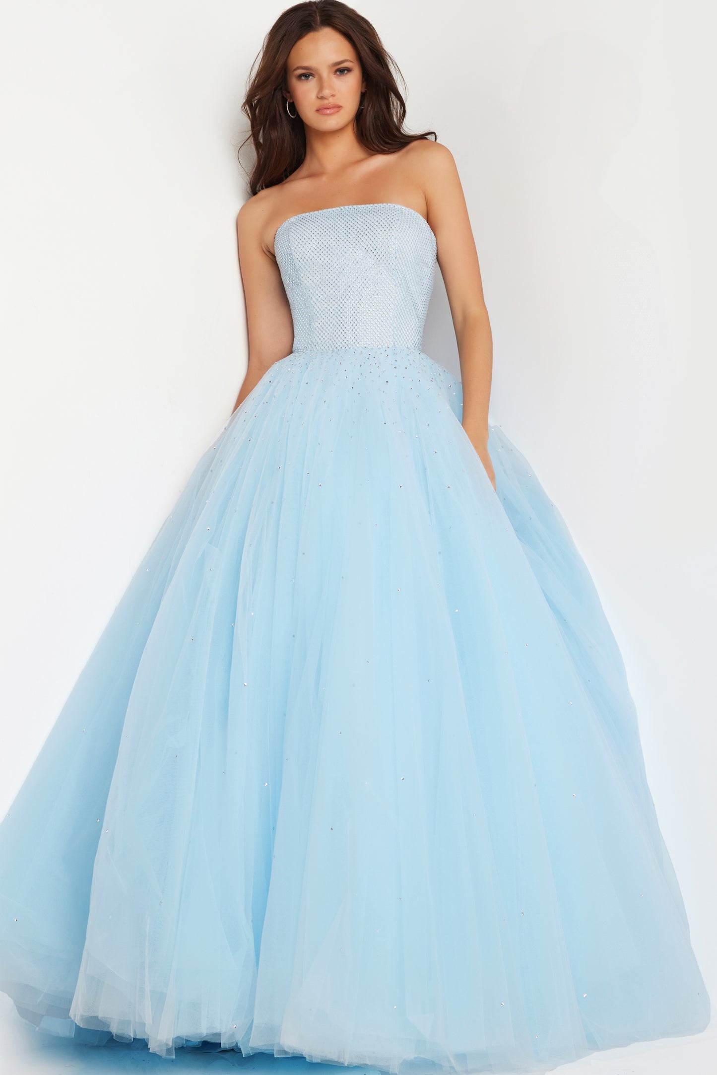 Jovani 25991 Strapless Embellished Ballgown