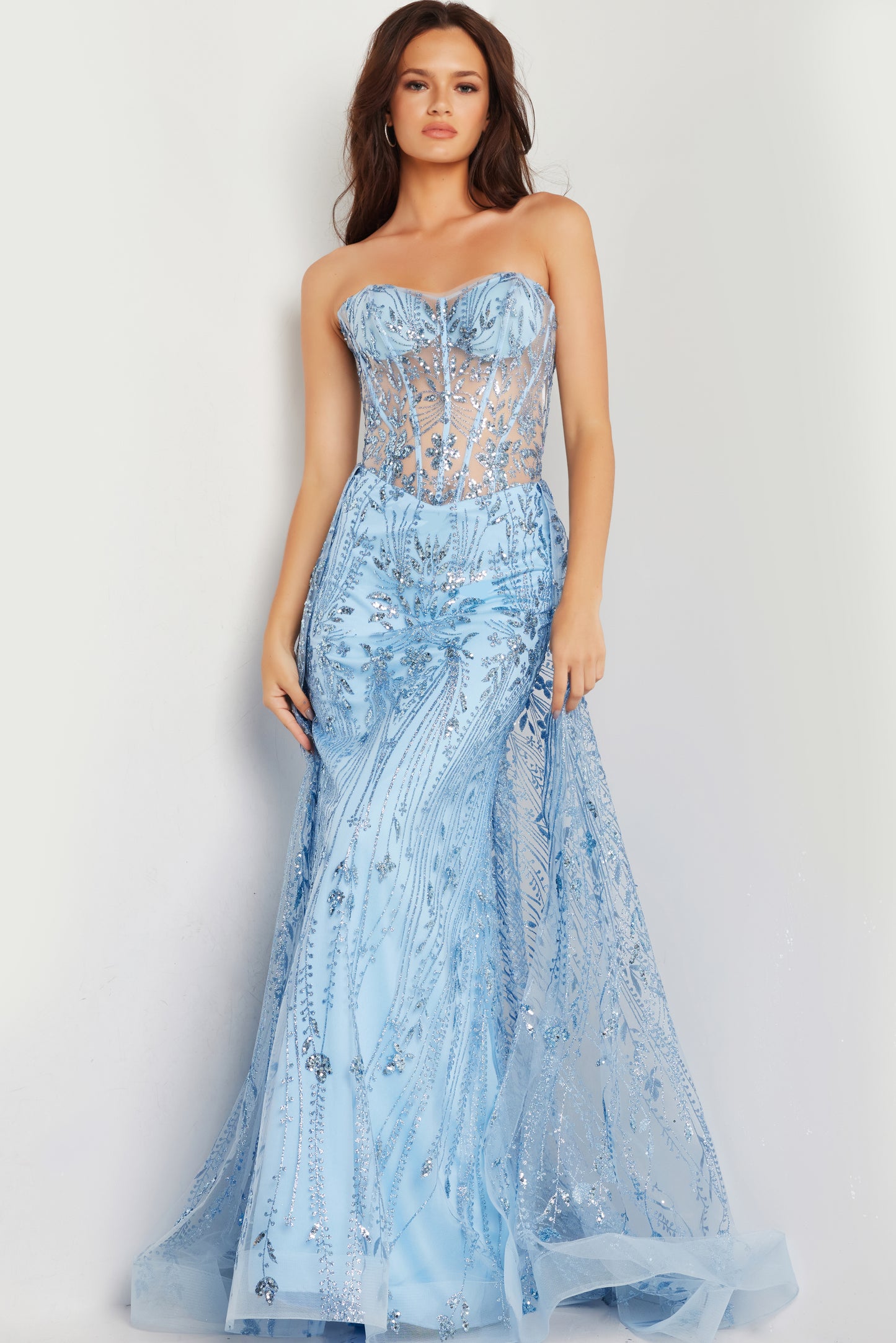 Jovani 26113 Illusion Bodice Mermaid Dress