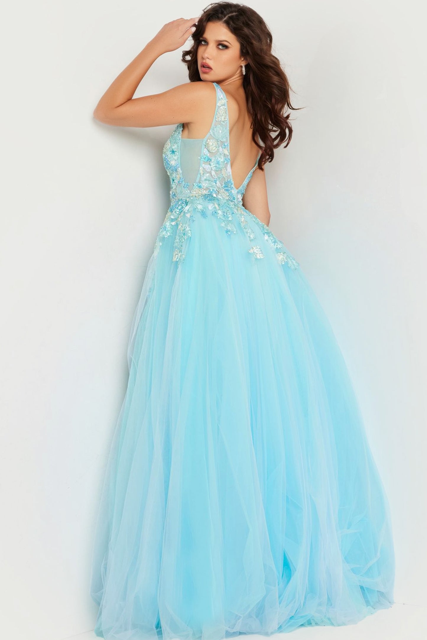 Jovani 26119 Embellished Strapless Dress