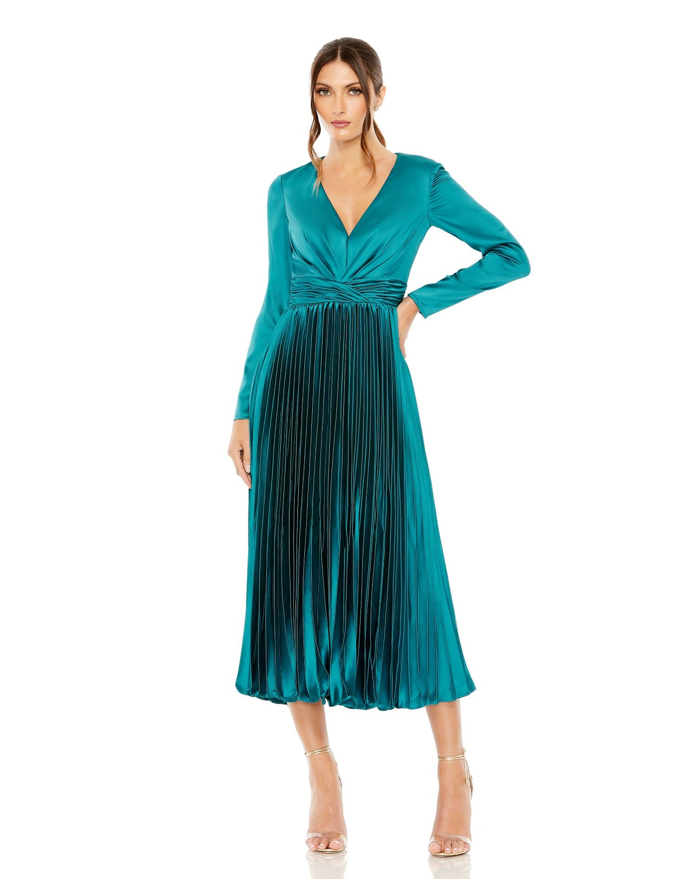 Mac Duggal 27148 B Chic Fashions Midi Dress Evening Gowns