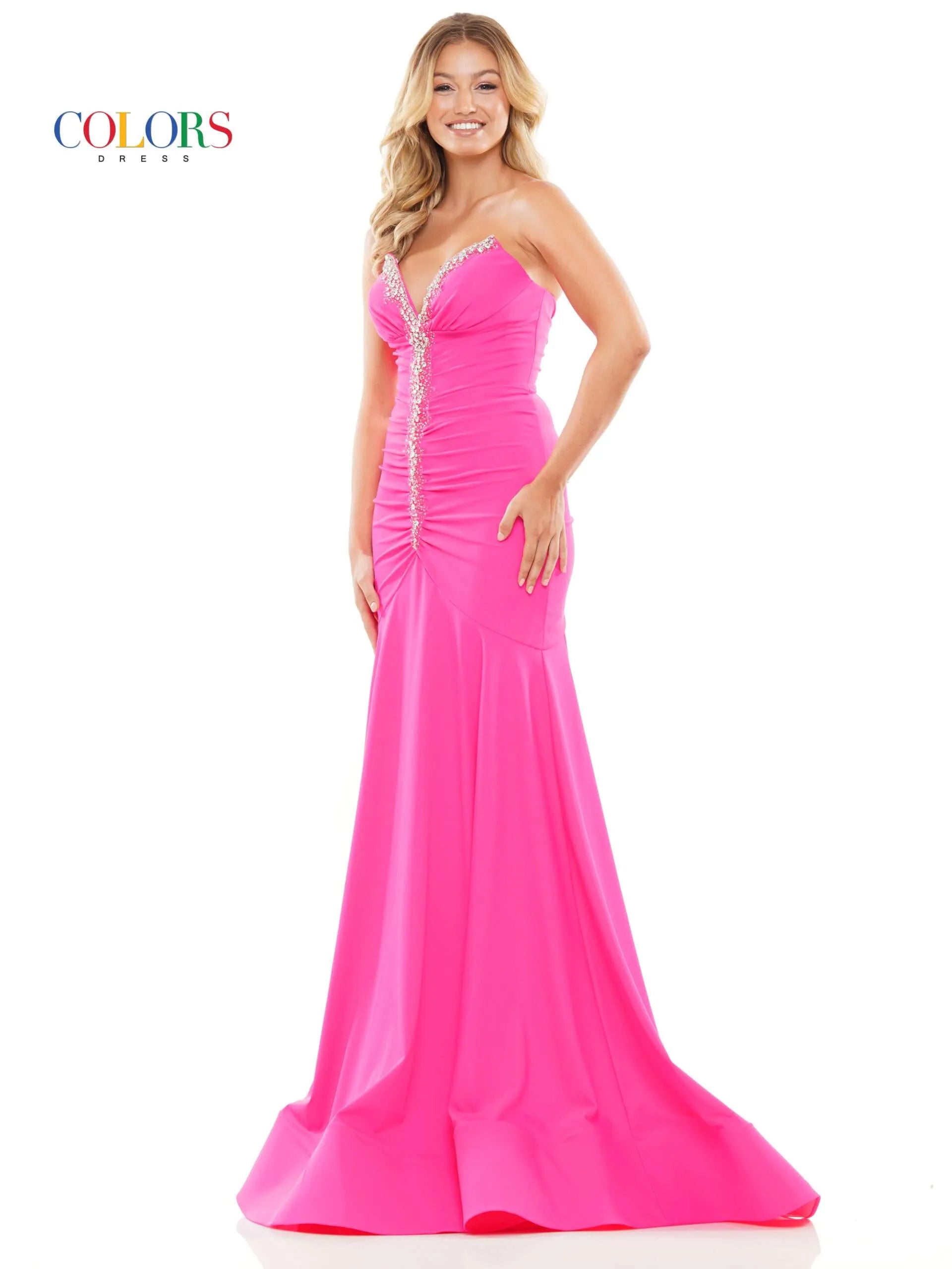 Colors Dress 3276 B Chic Fashions Long Dress Evening Gowns