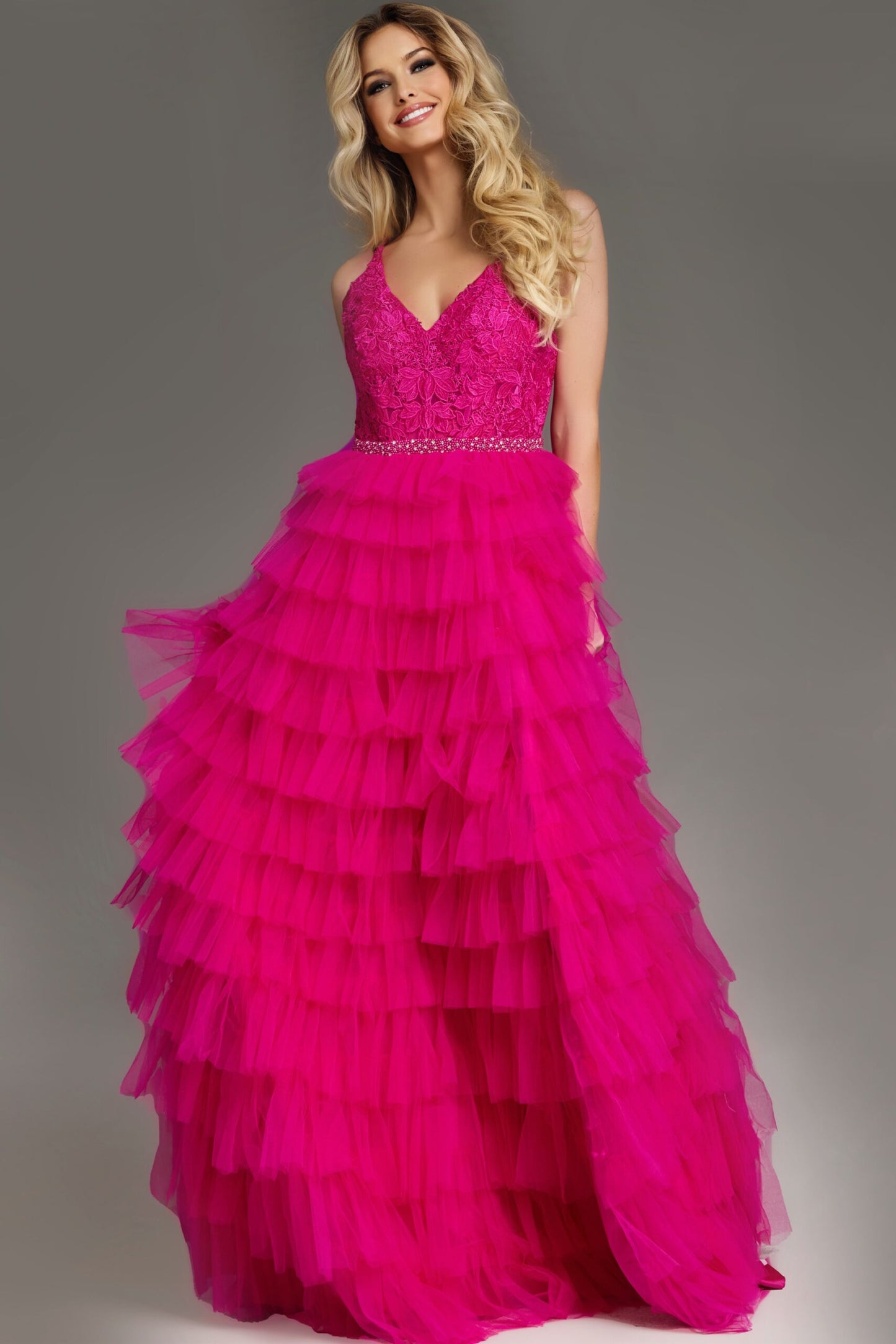 Jovani 37001 Embellished Bodice Formal Ballgown