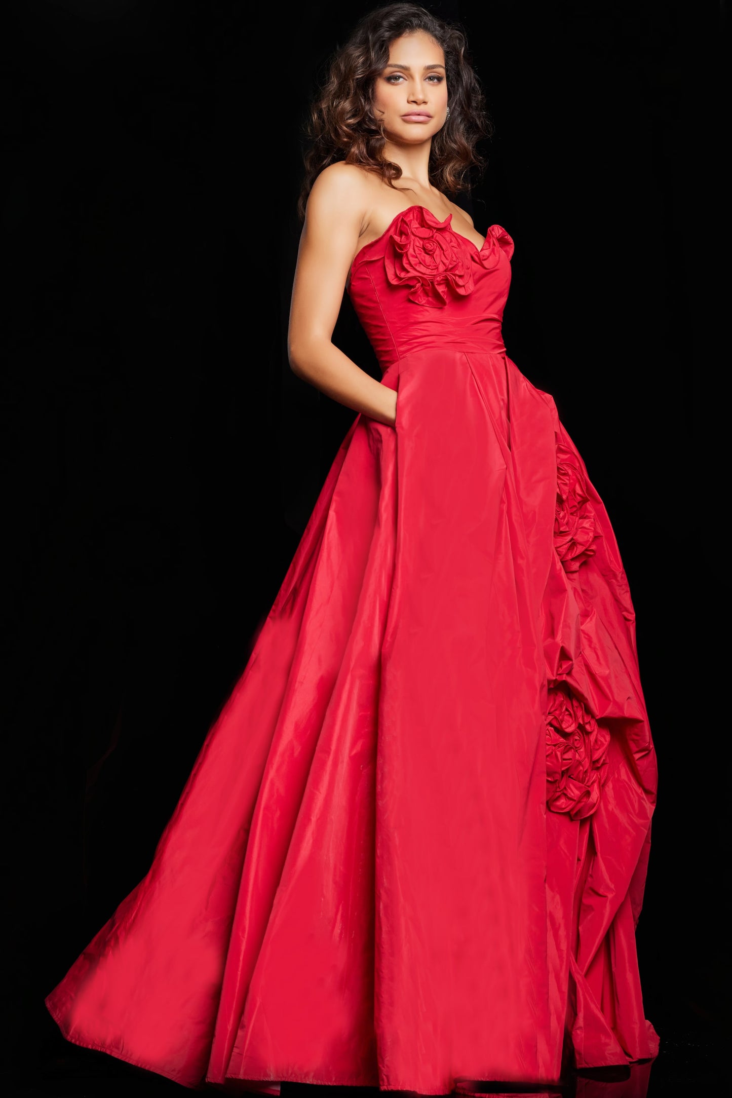 Jovani 37266 Strapless Ball Gown