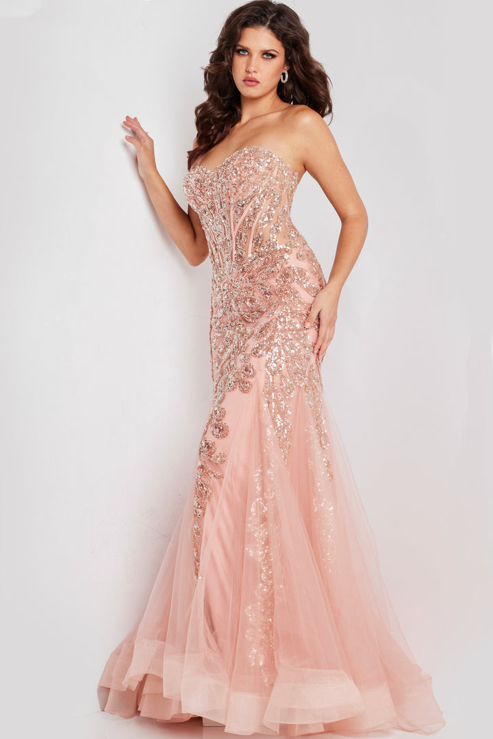 Jovani 37412 Sequin Embellished Gown