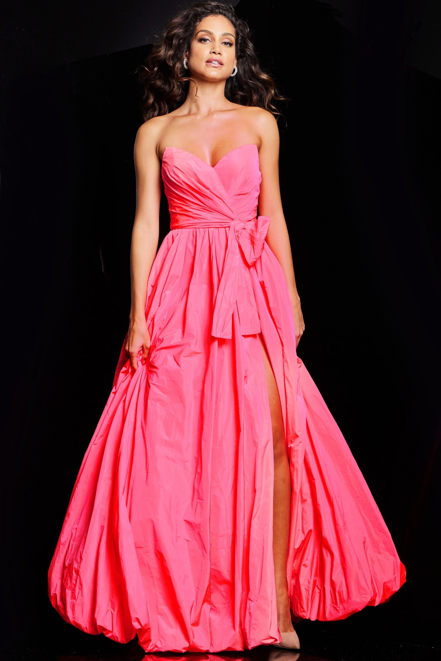 Jovani 38382 Pleated Bodice A Line Gown