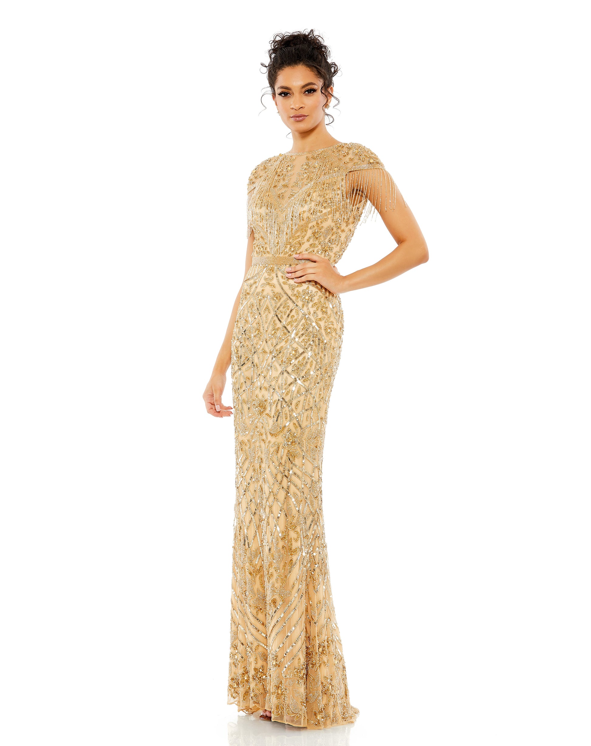 Mac Duggal 4715 B Chic Fashions Long Dress Evening Gowns