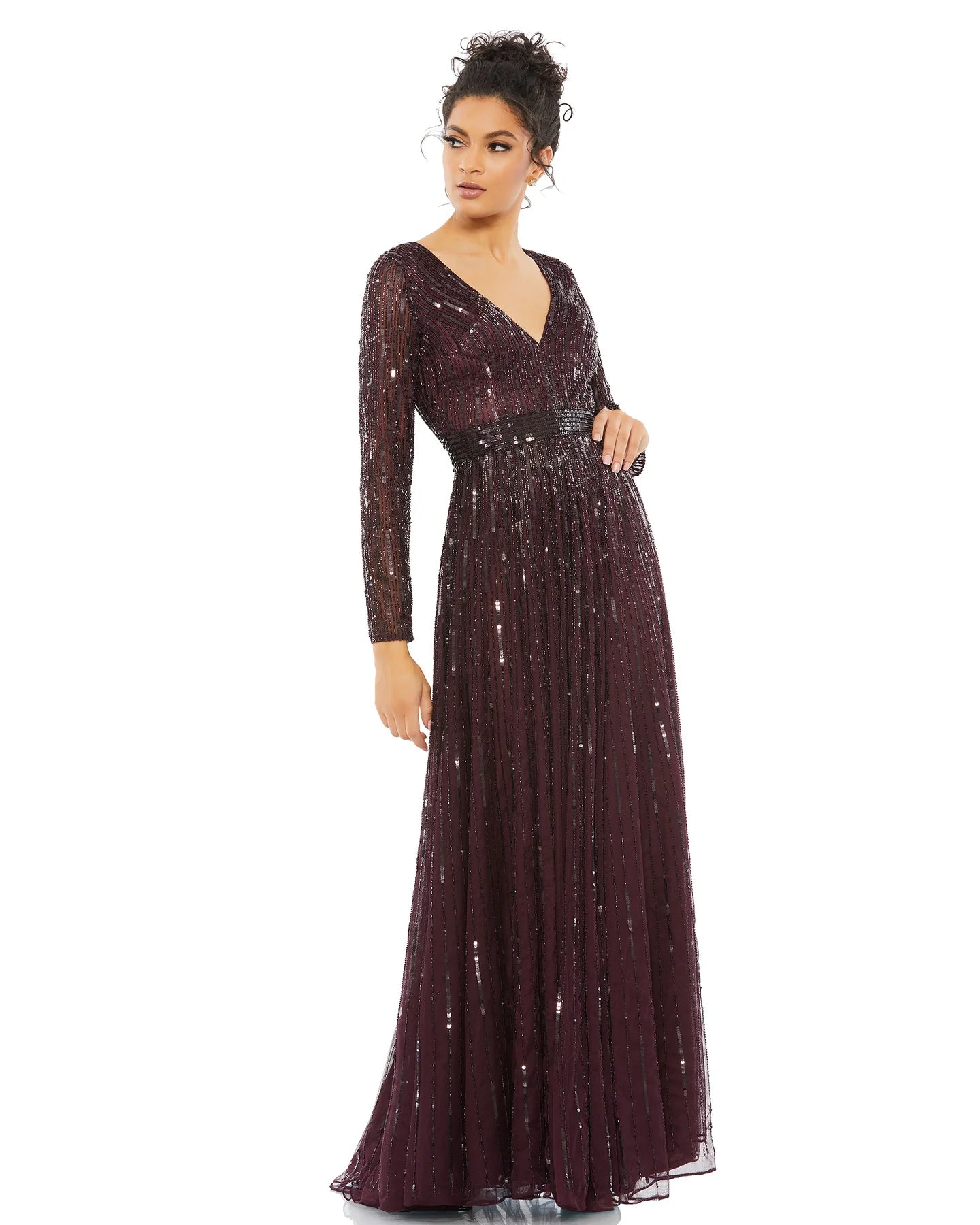 Mac Duggal 4977 B Chic Fashions Long Dress Evening Gowns