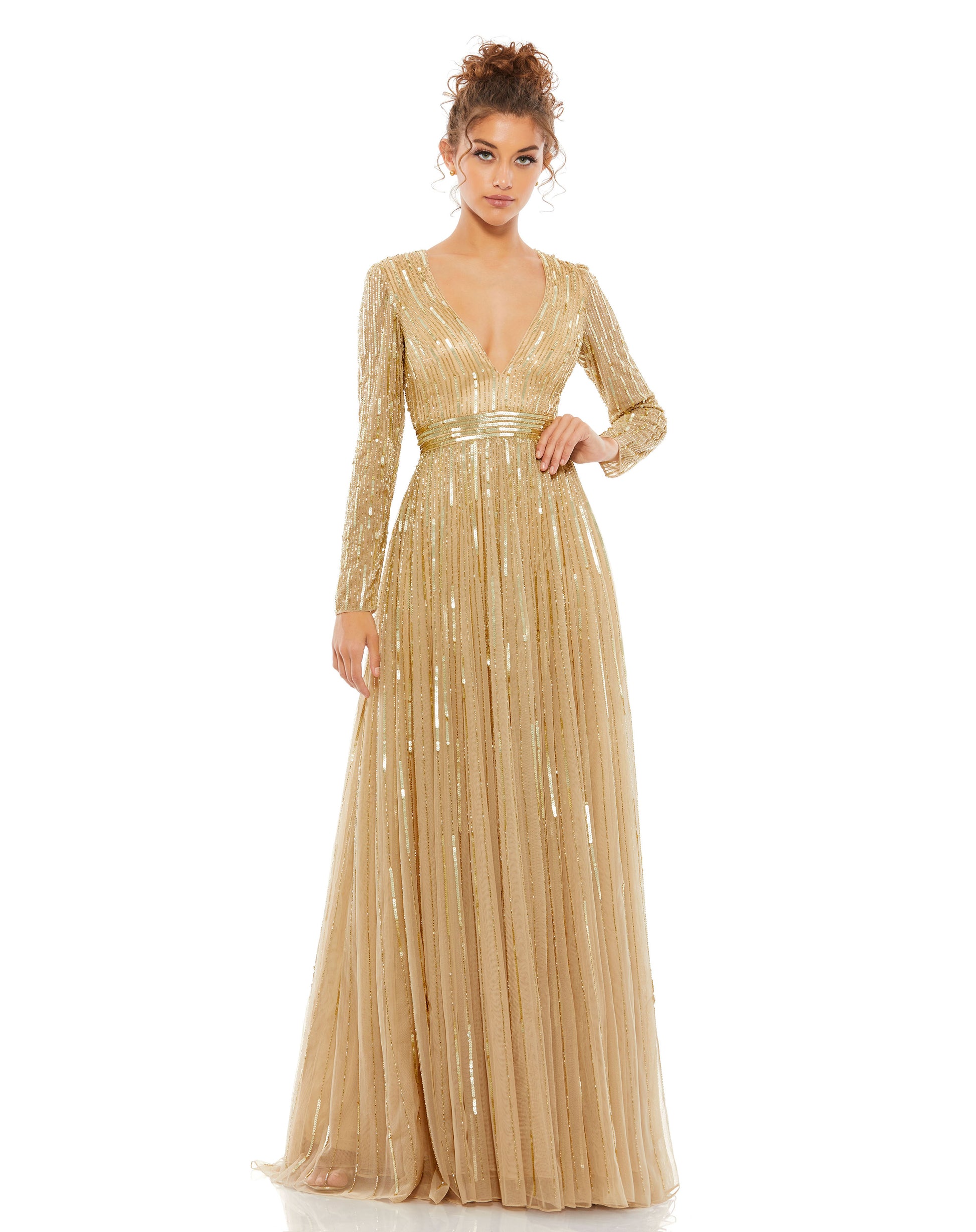 Mac Duggal 4977 B Chic Fashions Long Dress Evening Gowns