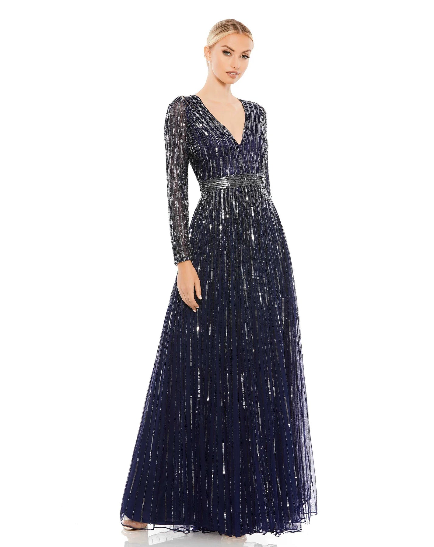 Mac Duggal 4977 B Chic Fashions Long Dress Evening Gowns