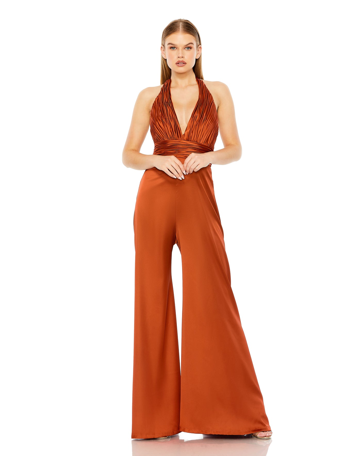 Mac Duggal 49810 B Chic Fashions Jumpsuit Dress Evening Gowns