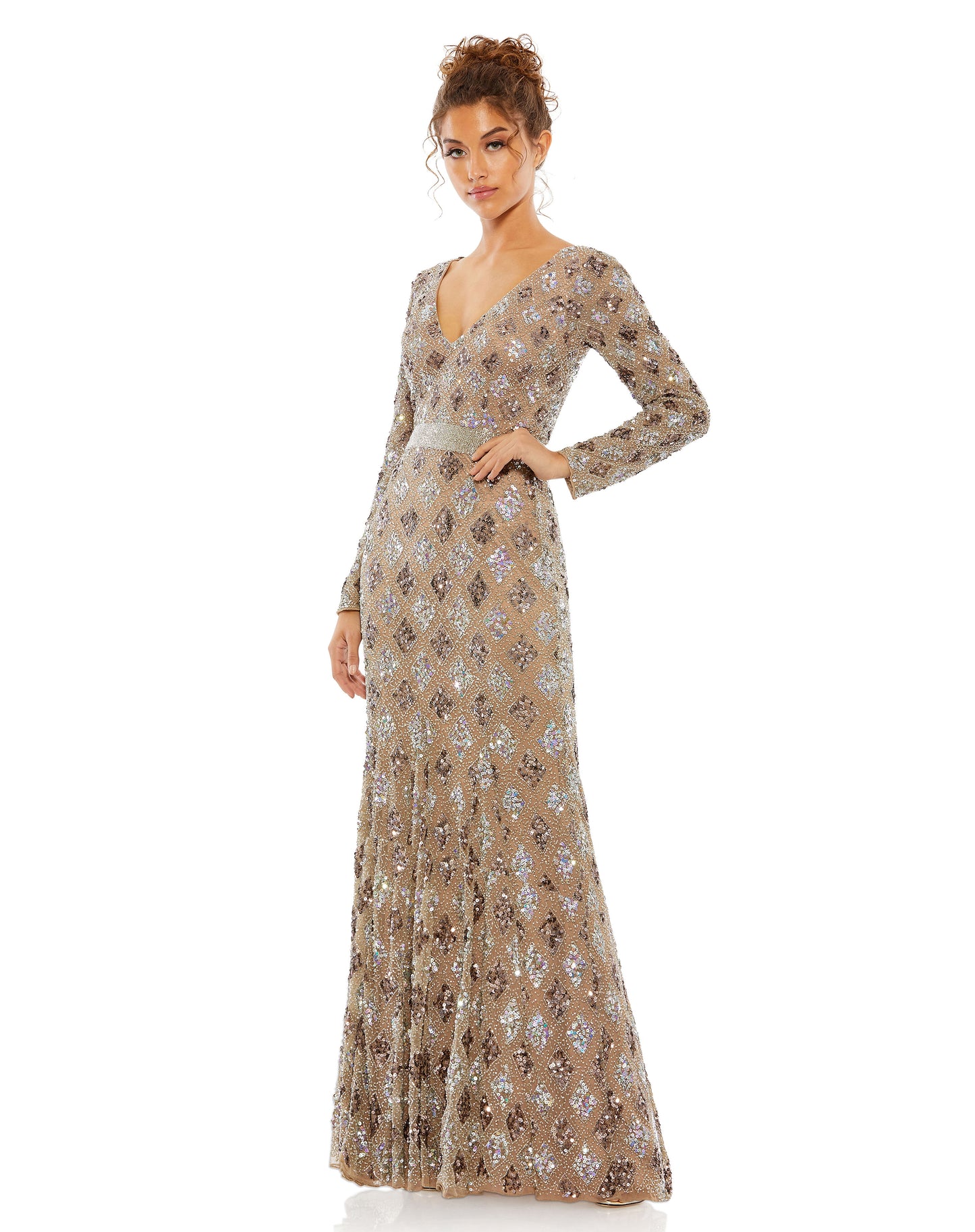 Mac Duggal 5021 B Chic Fashions Long Dress Evening Gowns
