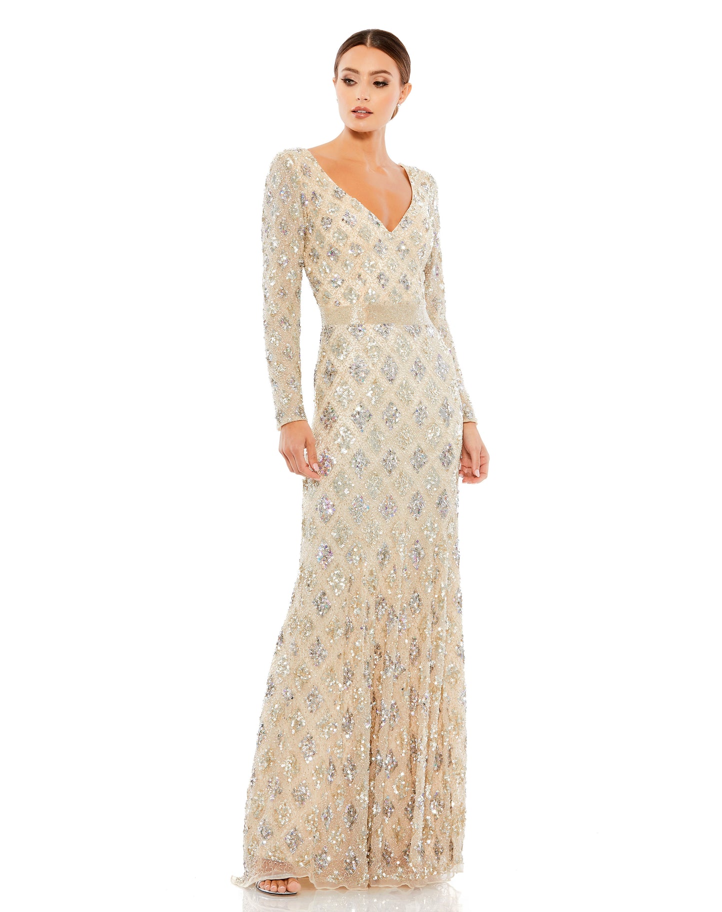 Mac Duggal 5021 B Chic Fashions Long Dress Evening Gowns