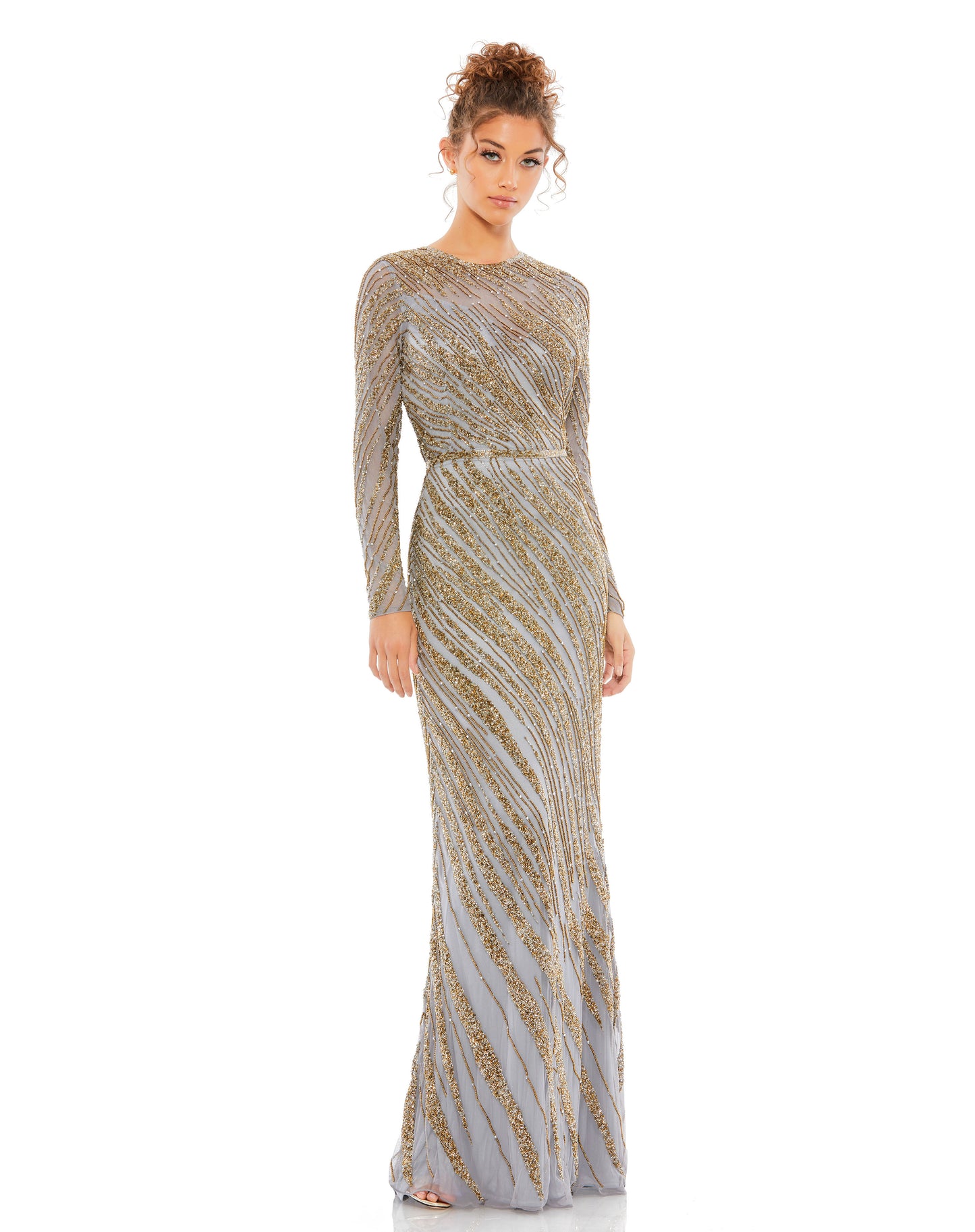 Mac Duggal 5240 B Chic Fashions Long Dress Evening Gowns
