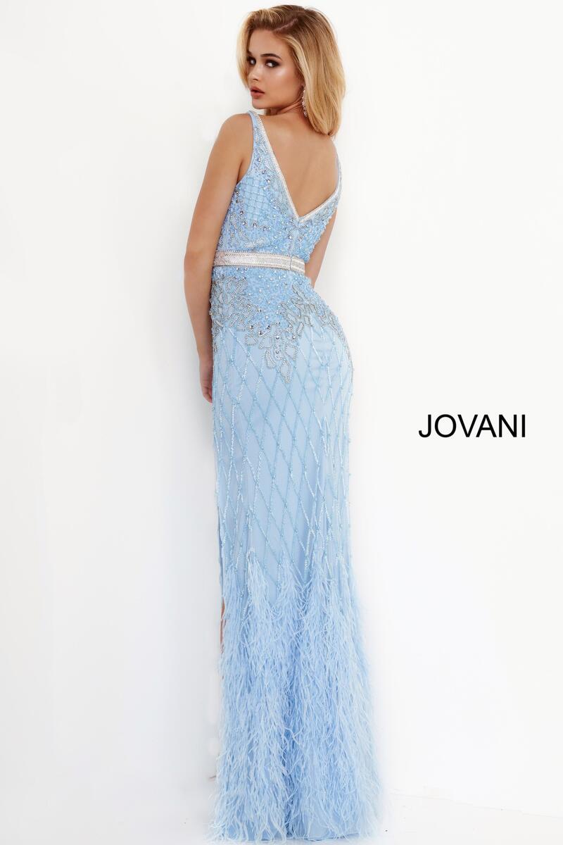 Jovani 55796 Embellished Informal Wedding Gown