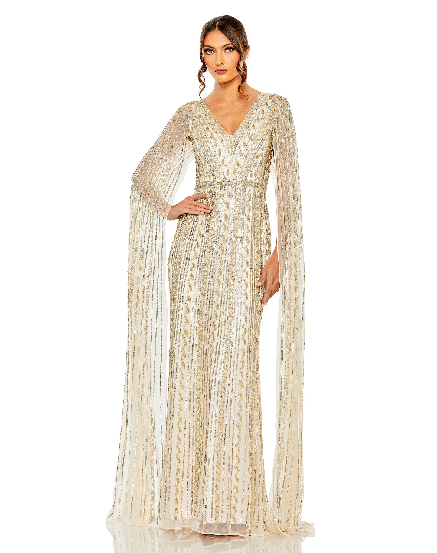 Mac Duggal 5915 B Chic Fashions Long Dress Evening Gowns