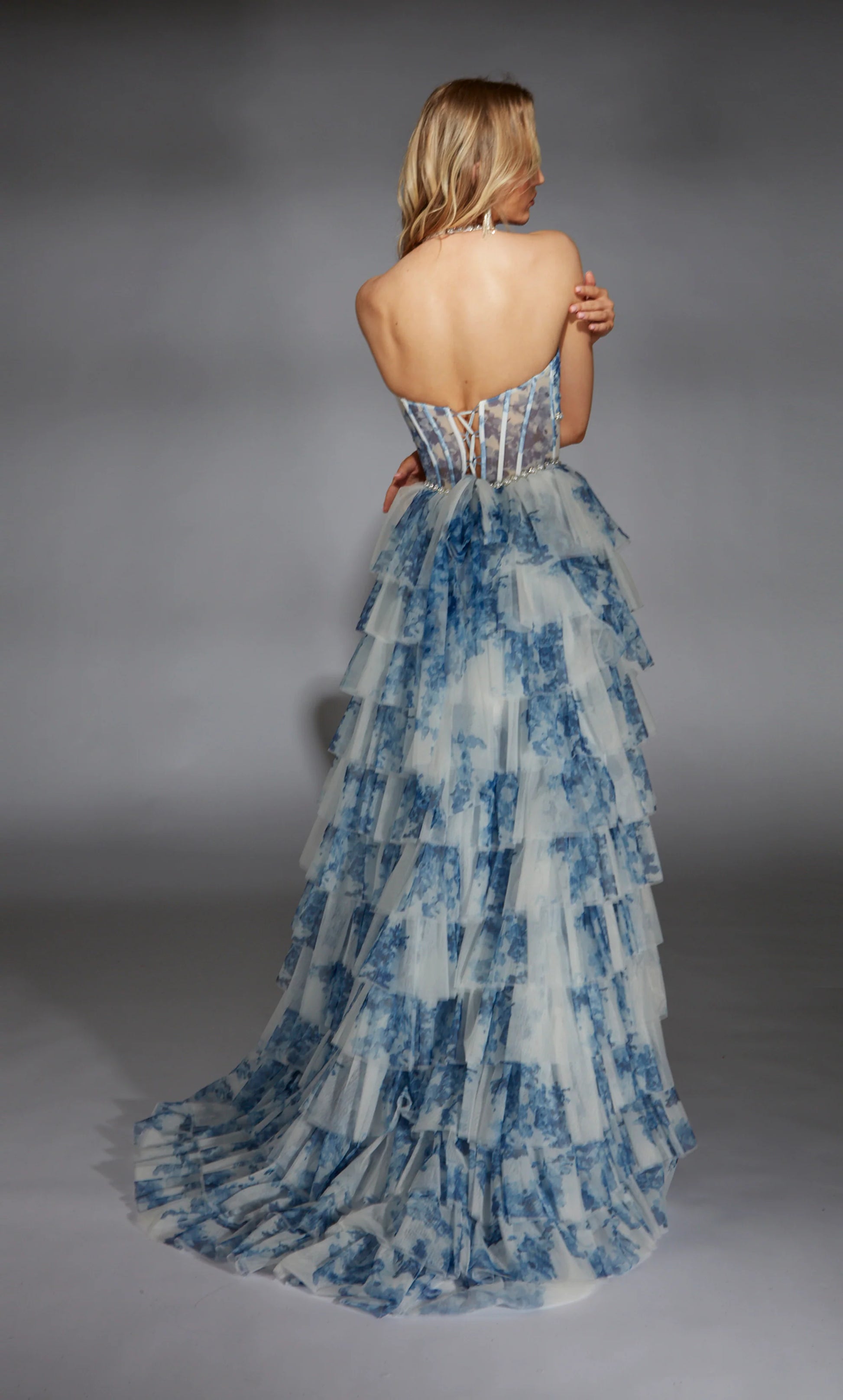 Alyce 61730 Long Halter Elegant Medium Fullness Dress B Chic Fashions Alyce 61730 Long Halter Elegant Medium Fullness Dress B Chic Fashions