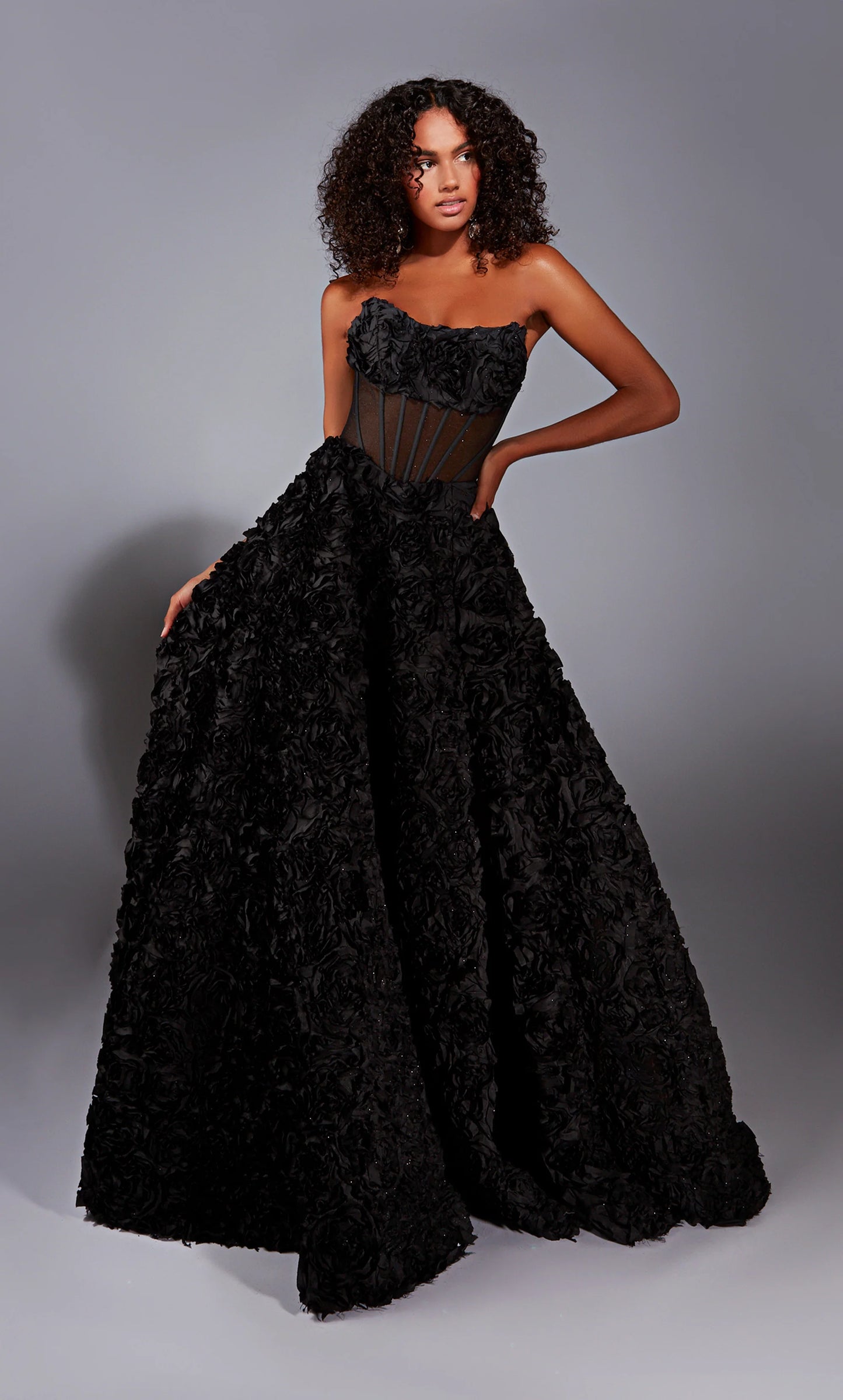 Alyce 61775 Long Strapless Elegant Ballgown Dress