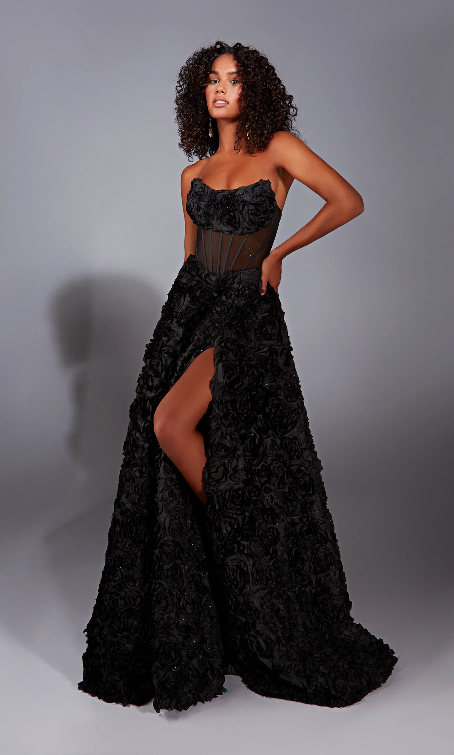 Alyce 61775 Long Strapless Elegant Ballgown Dress