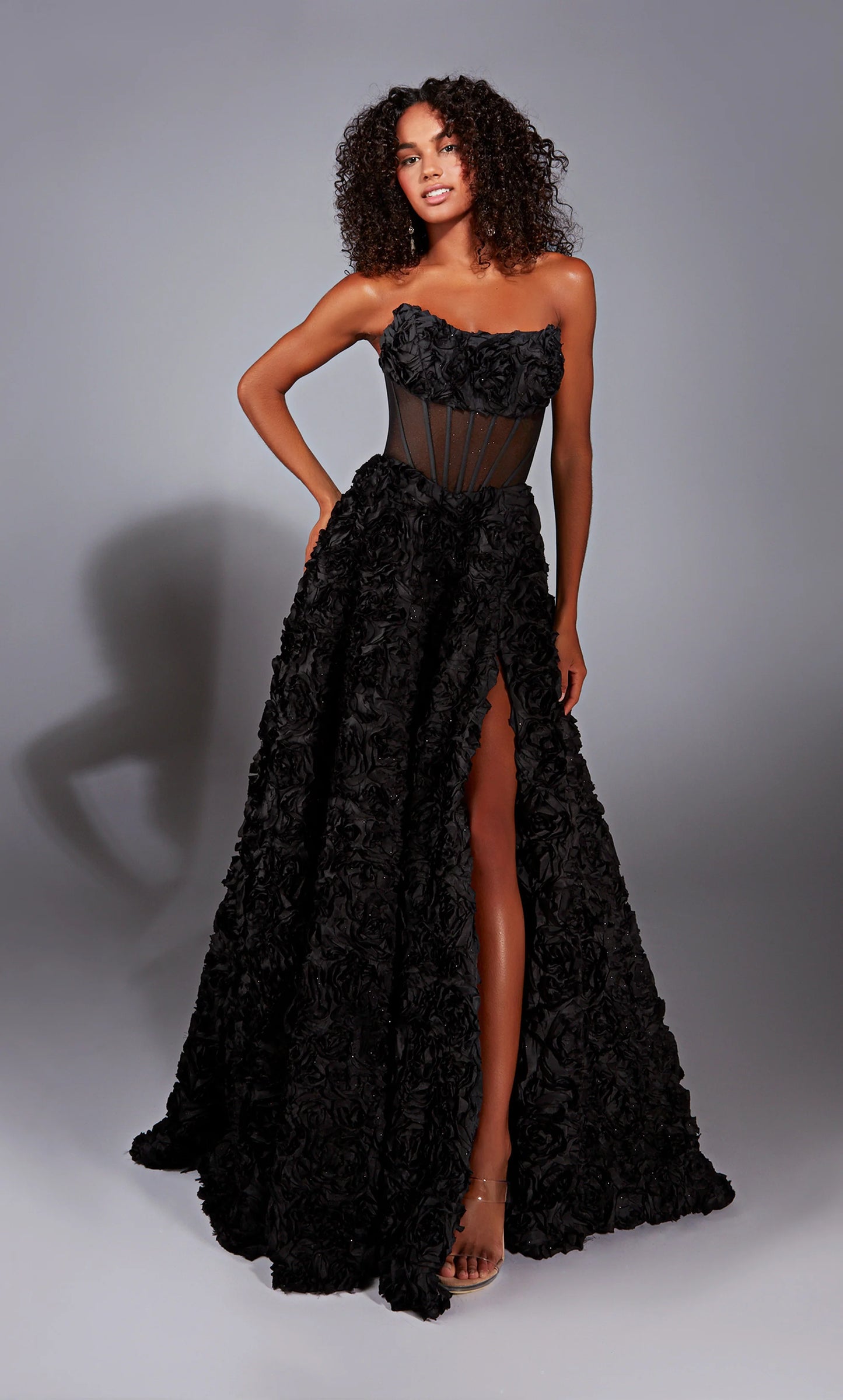 Alyce 61775 Long Strapless Elegant Ballgown Dress