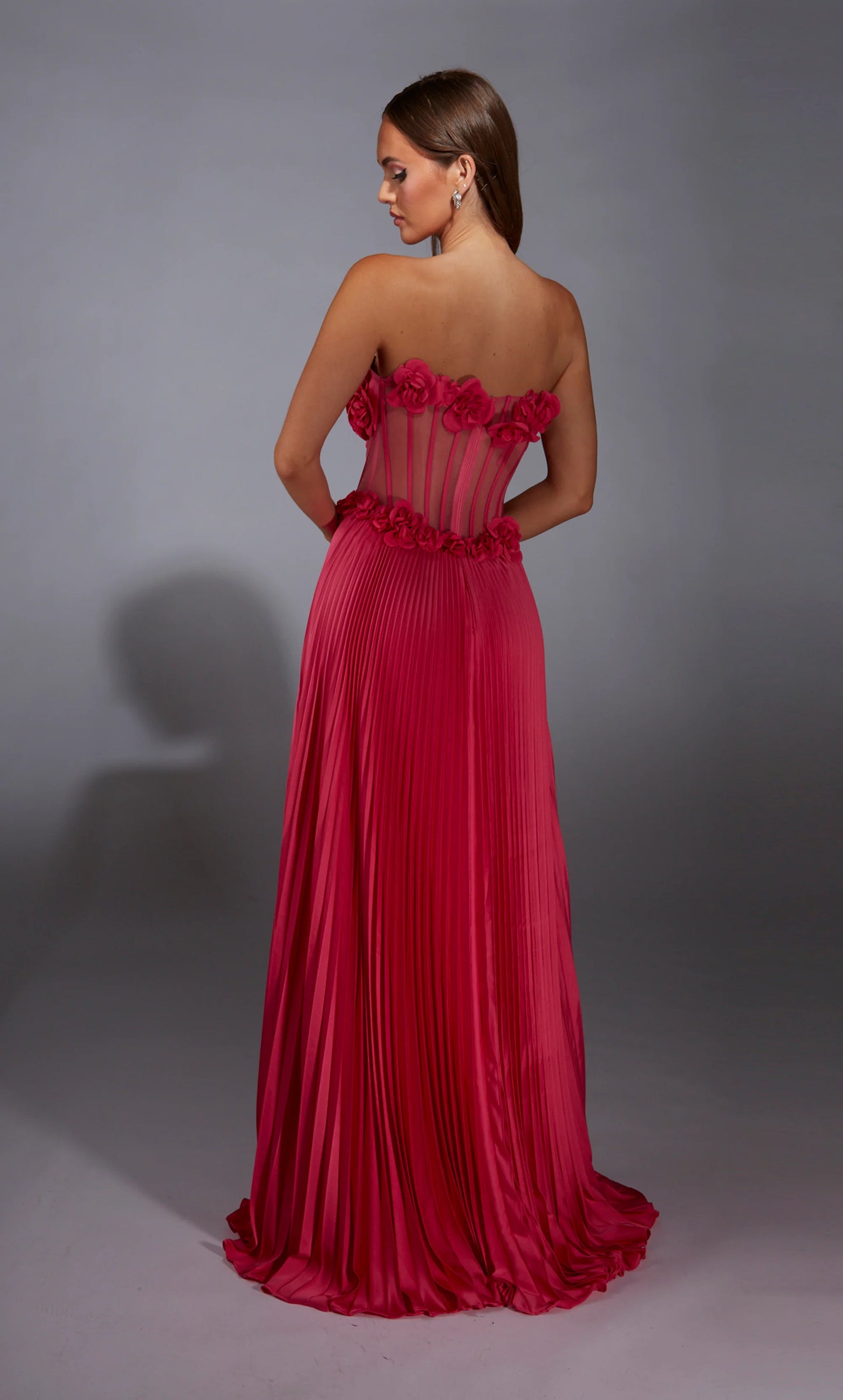 Alyce 61935 Long Strapless Corset A Line Dress