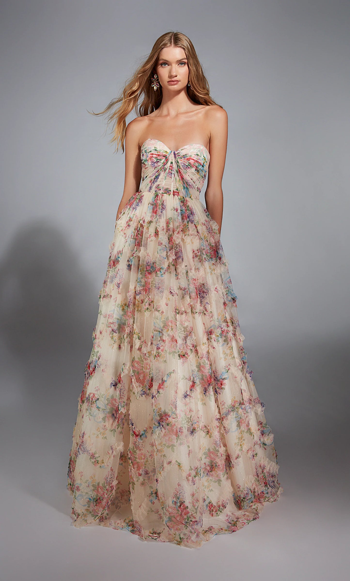 Alyce 61957 Long Strapless Corset Ballgown Dress