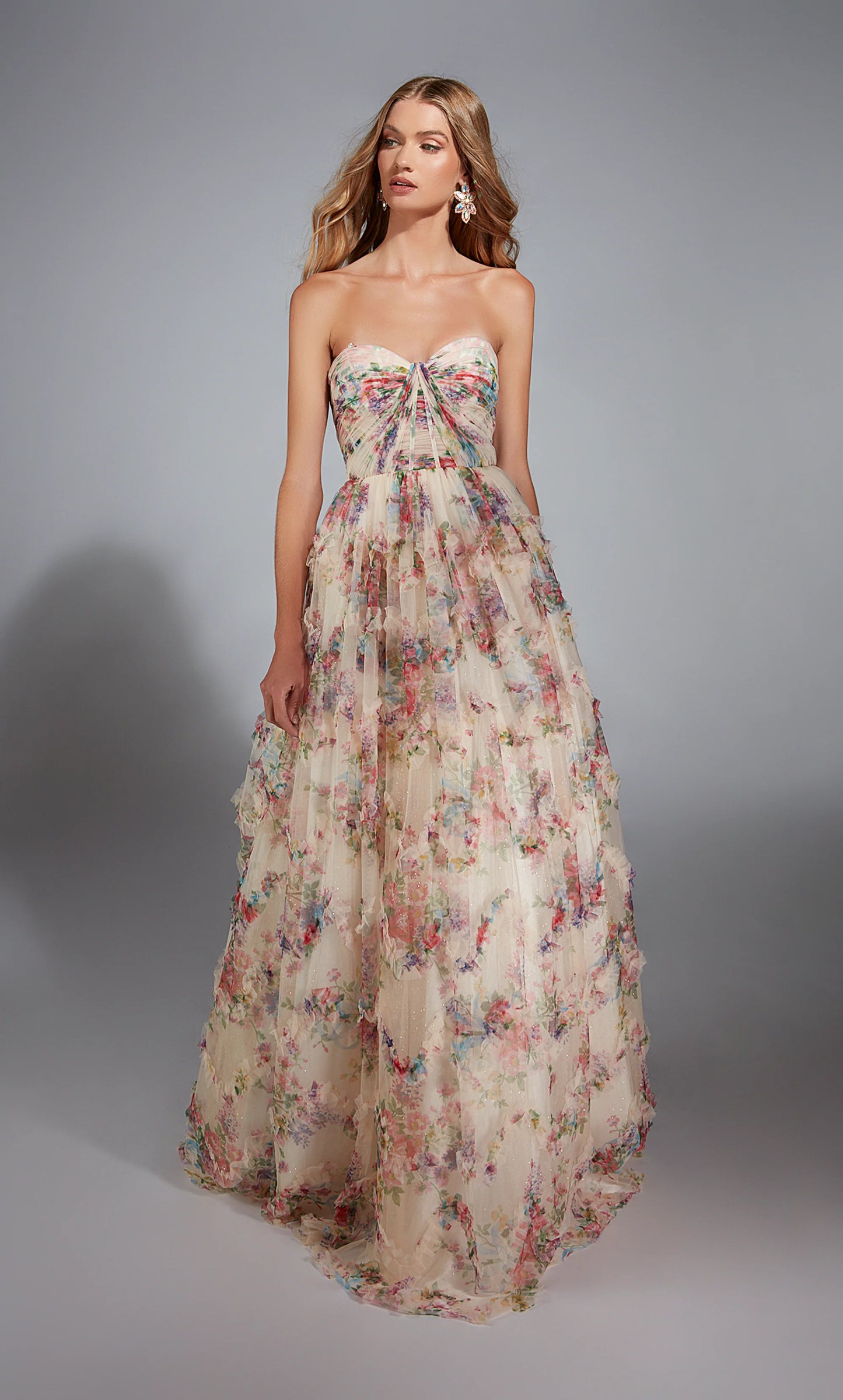 Alyce 61957 Long Strapless Corset Ballgown Dress