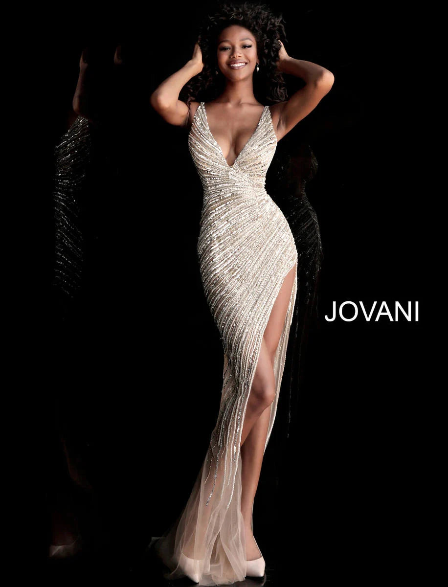 Jovani 63405 B Chic Fashions Long Dress Evening Gowns