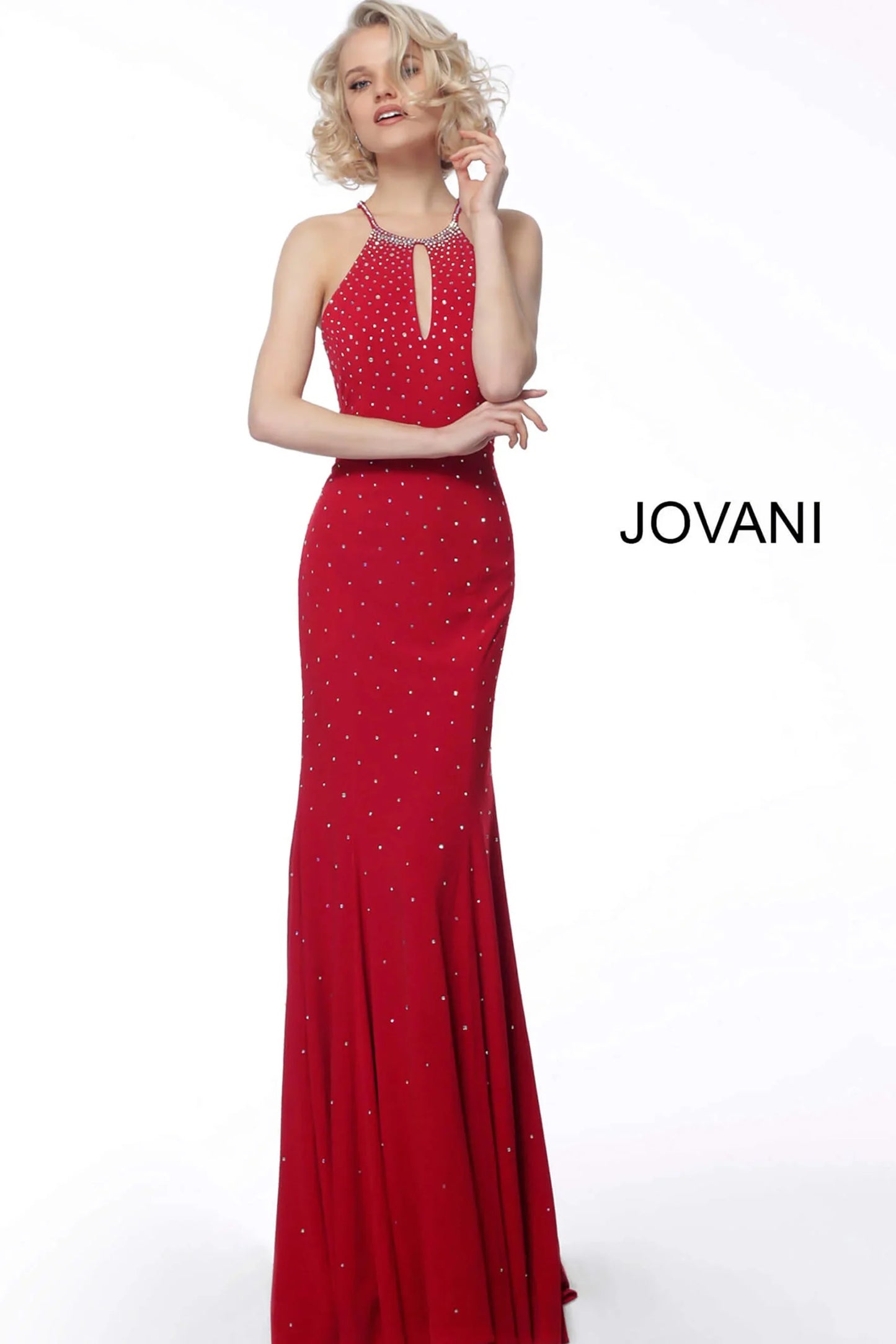 Jovani 67101 Beaded Jersey Jovani Dress
