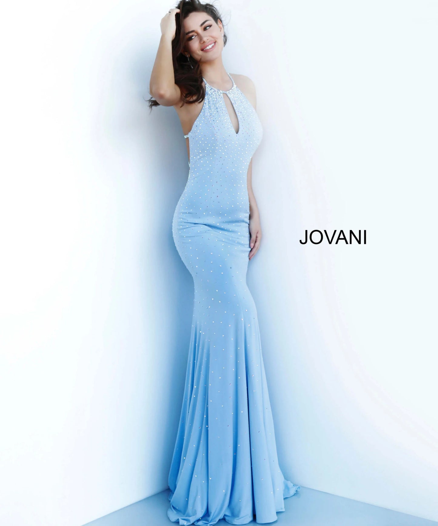 Jovani 67101 Beaded Jersey Jovani Dress