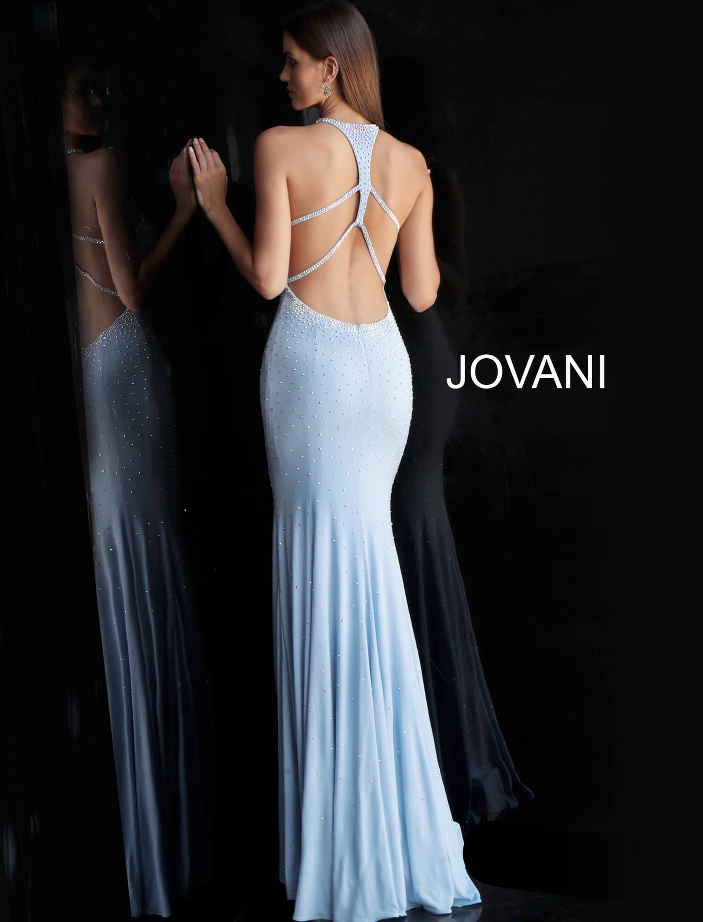 Jovani 67101 Beaded Jersey Jovani Dress