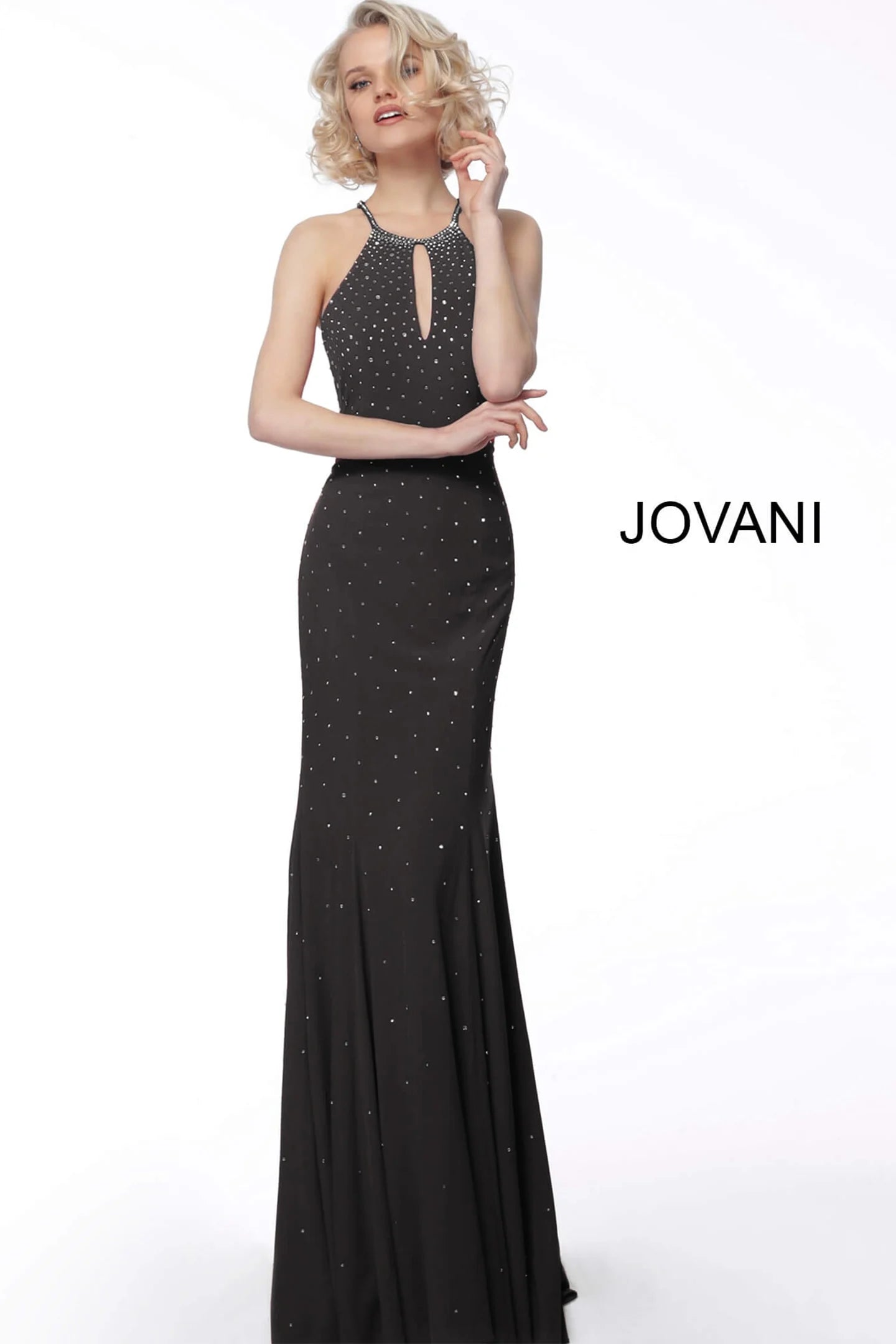 Jovani 67101 Beaded Jersey Jovani Dress