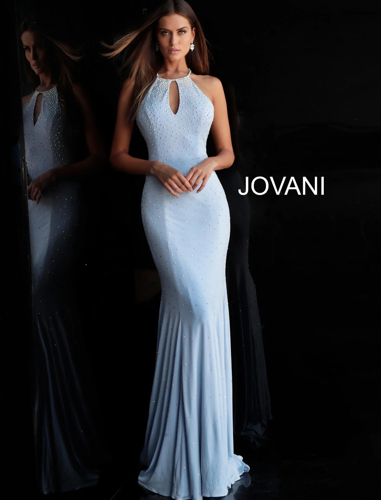 Jovani 67101 Beaded Jersey Jovani Dress