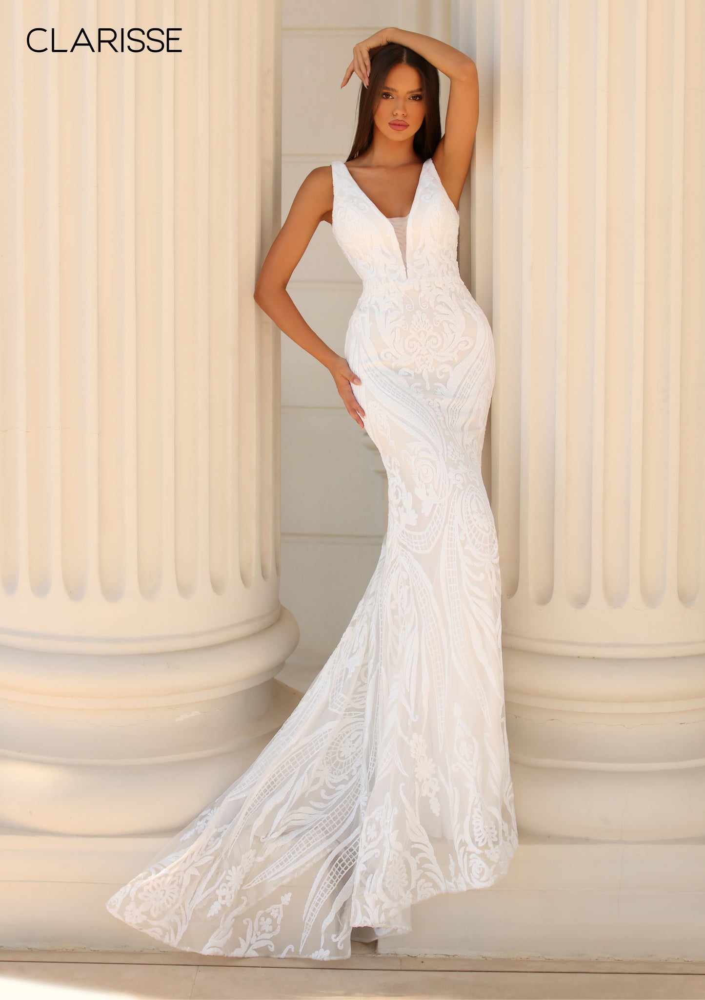 Clarisse 810584 B Chic Fashions Long Dress Evening Gowns
