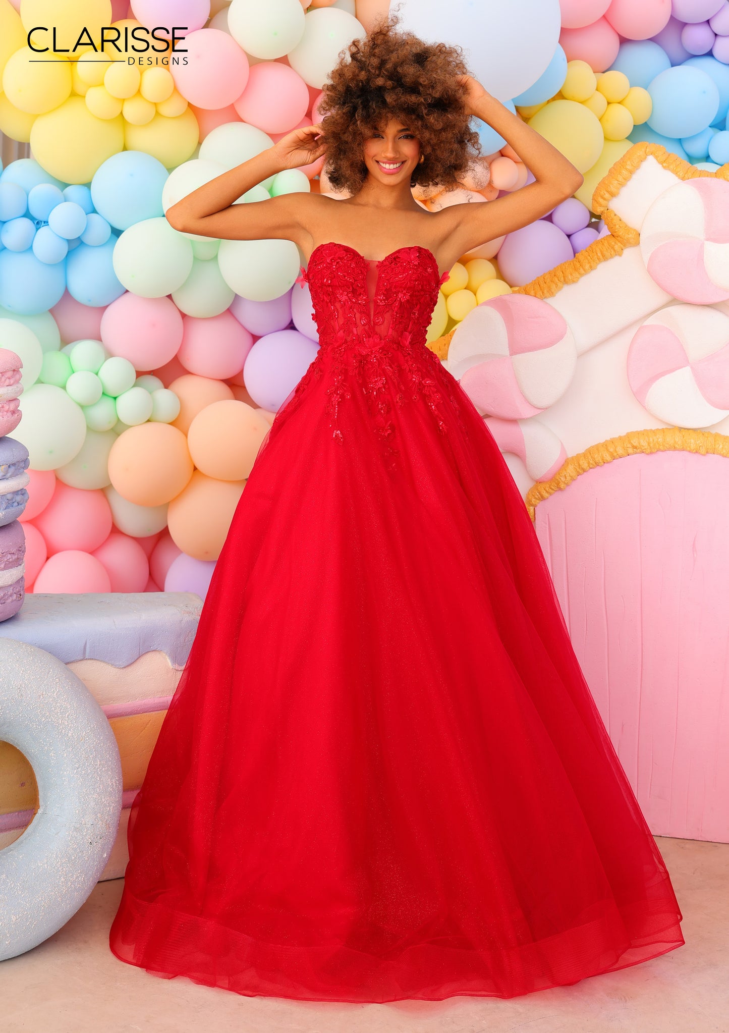 Clarisse 810721 B Chic Fashions Long Dress Evening Gowns