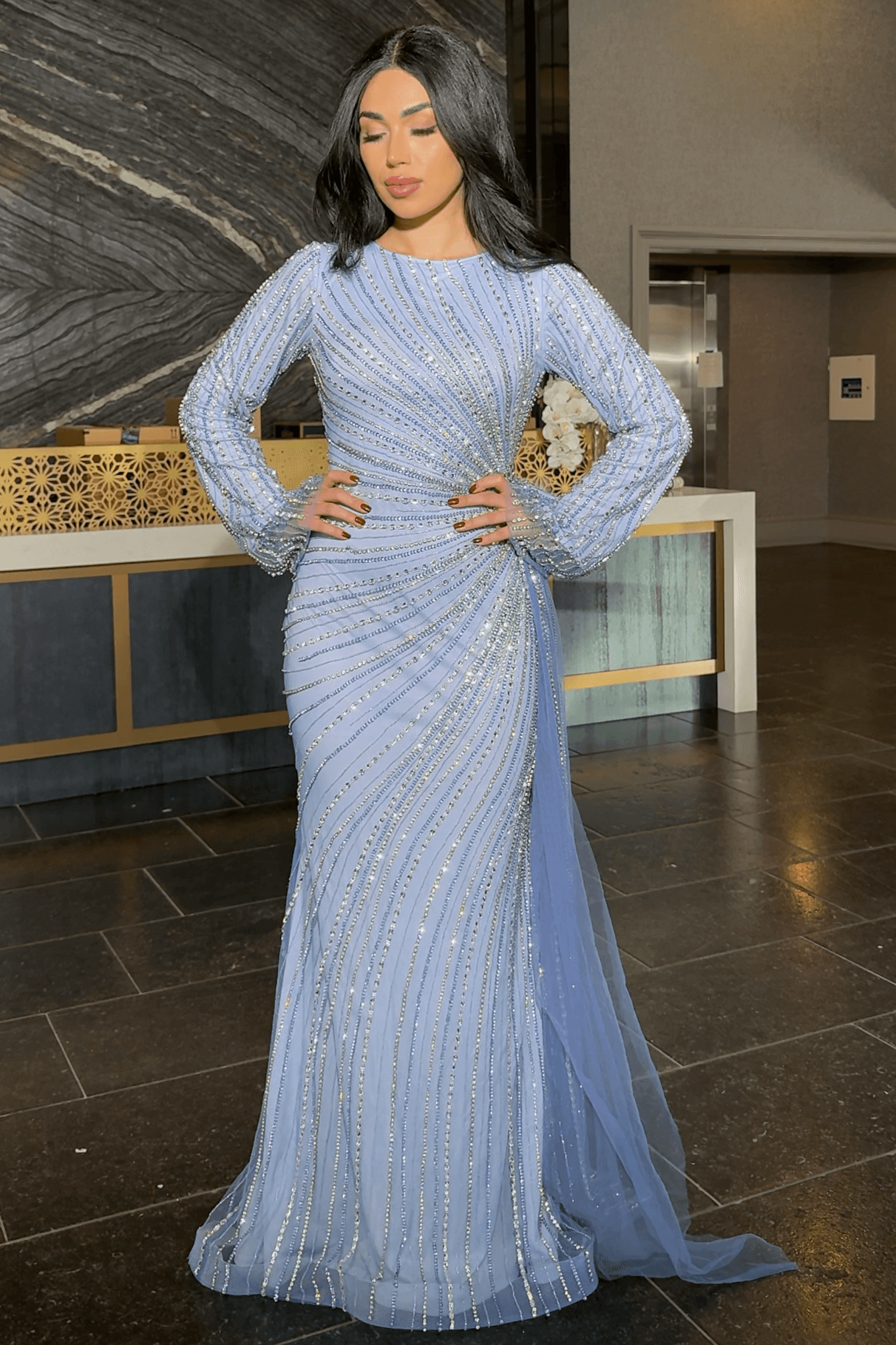 abira one shoulder long dresses Romanticising the views, @alaviaajaaferi in our Abira One Shoulder Dress, Shop at https://www.hemantandnandita.com/collections/resort-24, #HemantandNandita #WithLoveFromIndia #StayBeautiful