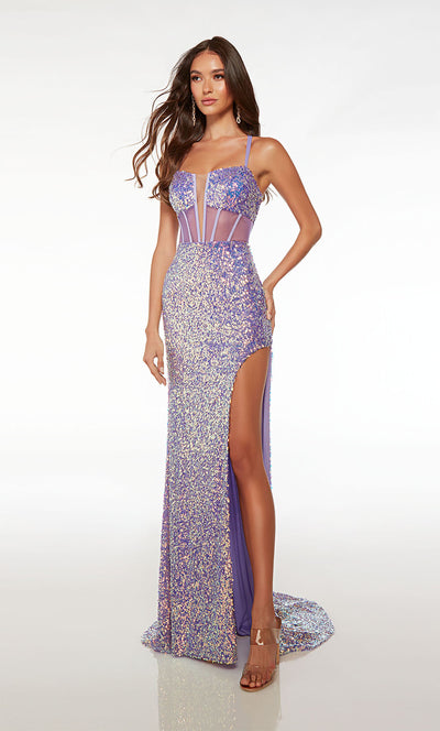 Alyce-61551-Plunging-Neckline-Strappy-Back-Corset-Sequins-Straight-Unicorn-Evening-Dress-B-Chic-Prom-Dress