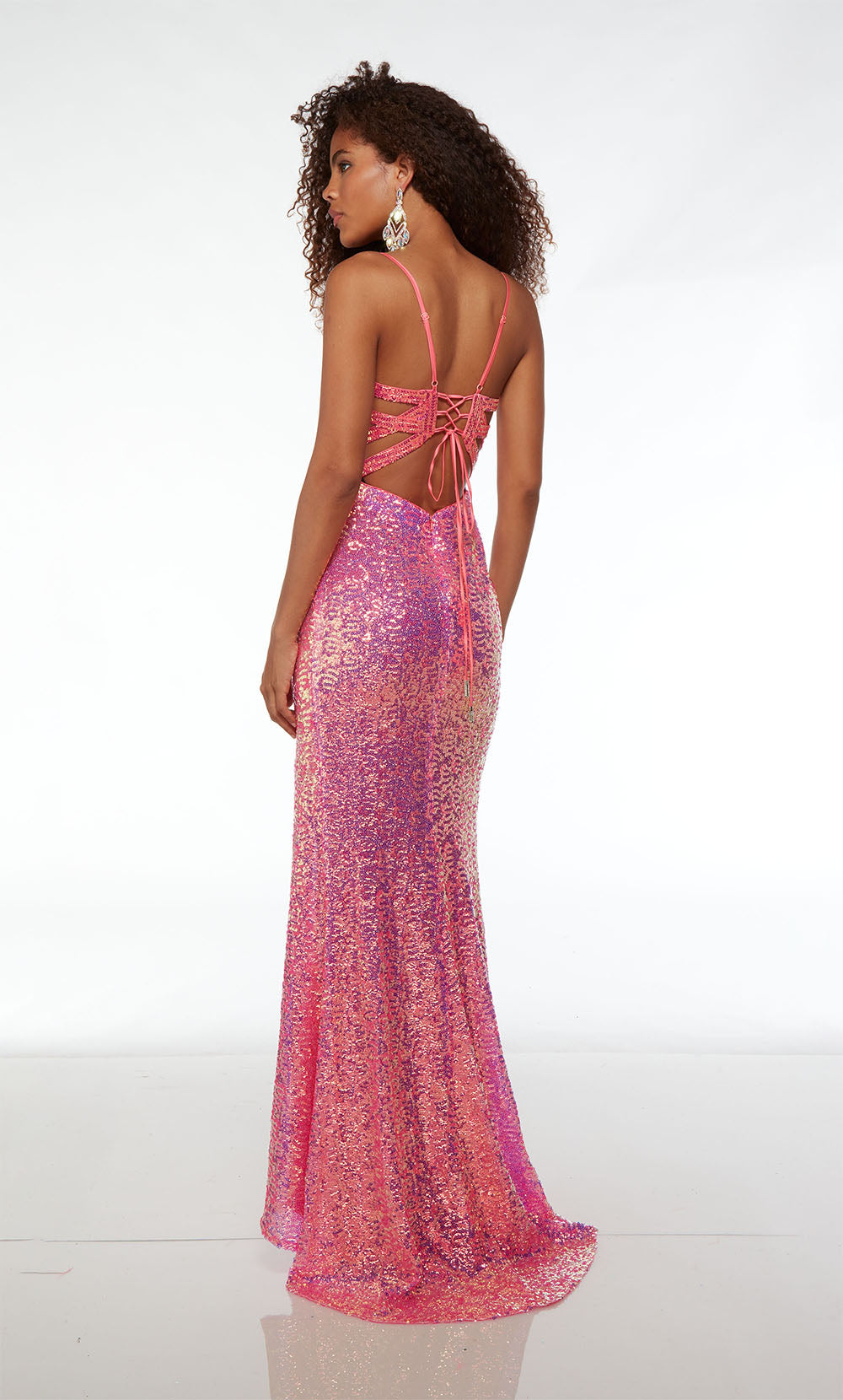 Alyce-61556-Plunging-Neckline-Strappy-Back-Front-Slit-Sequins-Straight-Barbie-Pink-Evening-Dress-B-Chic-Fashions-Prom-Dress