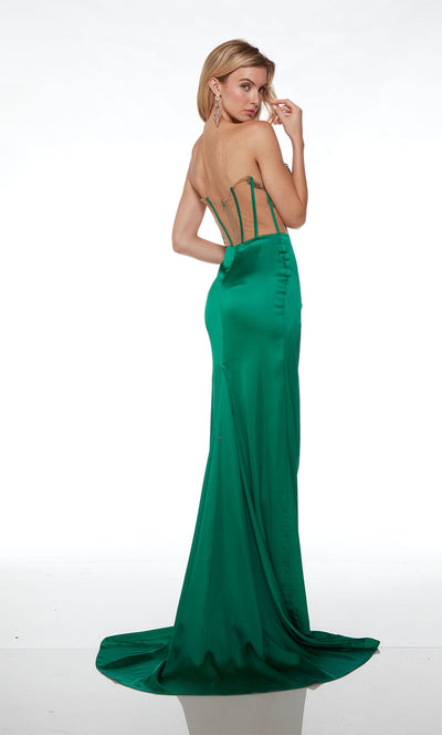 Alyce-61572-Off-The-Shoulder-Neckline-Open-Back-Corset-Satin-Straight-Emerald-Sand-Evening-Dress-B-Chic-Fashions-Prom-Dress
